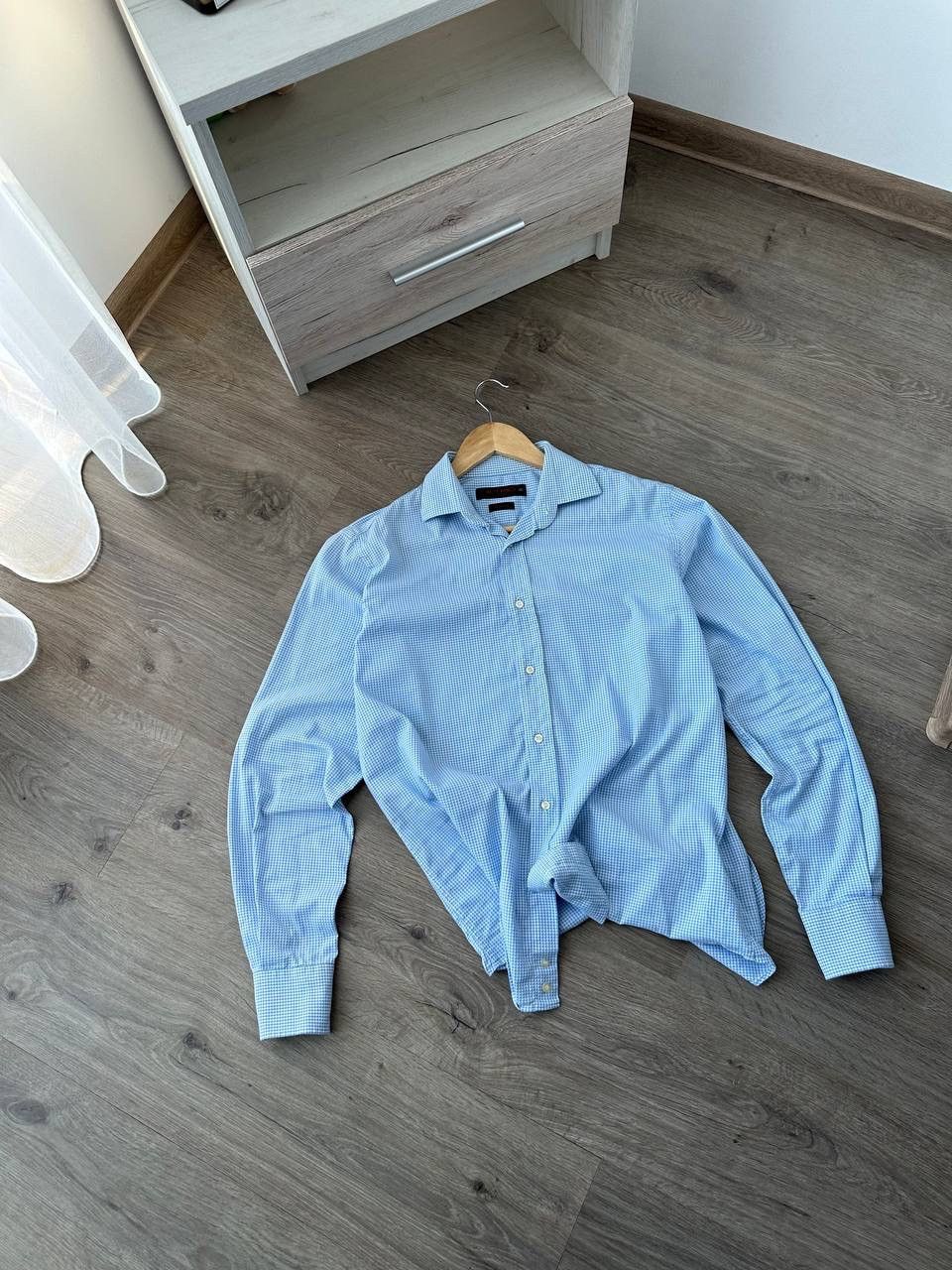 Etro × Vintage Vintage Etro Blue Mens Shirt Size US M / EU 48-50 / 2 - 7 Thumbnail