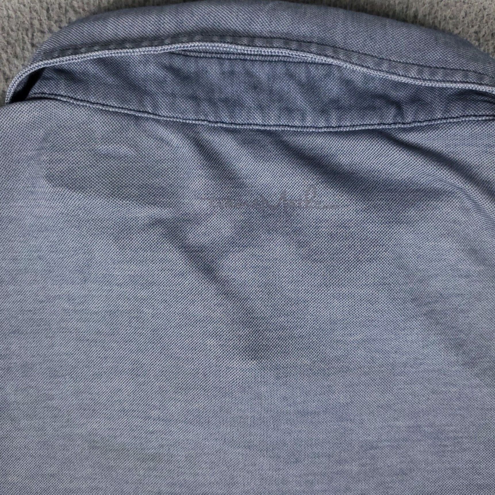 TravisMathew Travis Mathew Polo Shirt Mens XL Blue Solid Activewear Casual Golf Short Sleeve Polo Size US XL / EU 56 / 4 - 6 Thumbnail