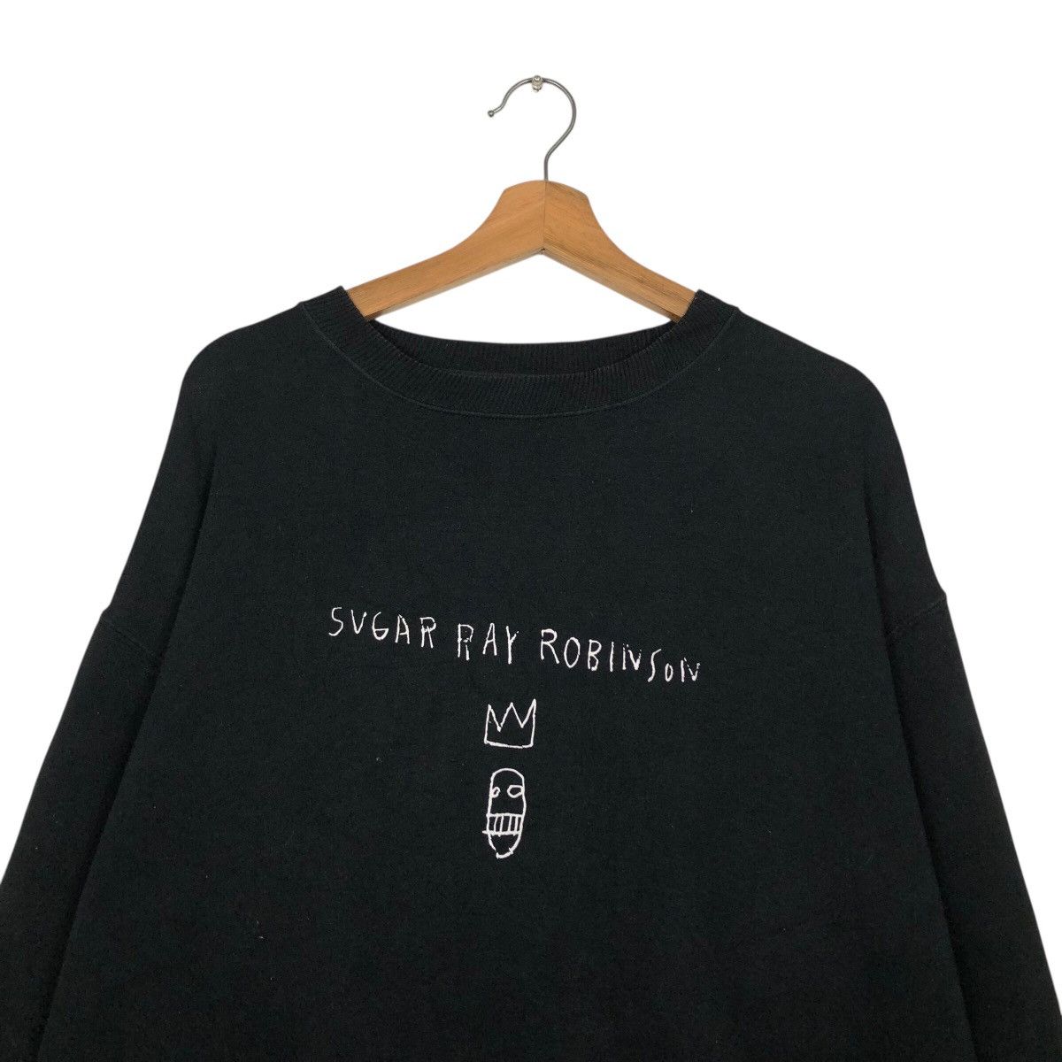 Jean-Michel Basquiat 📌Long Sleeve Sweatshirt Jean Michel Basquit Big Logo Size US M / EU 48-50 / 2 - 4 Thumbnail