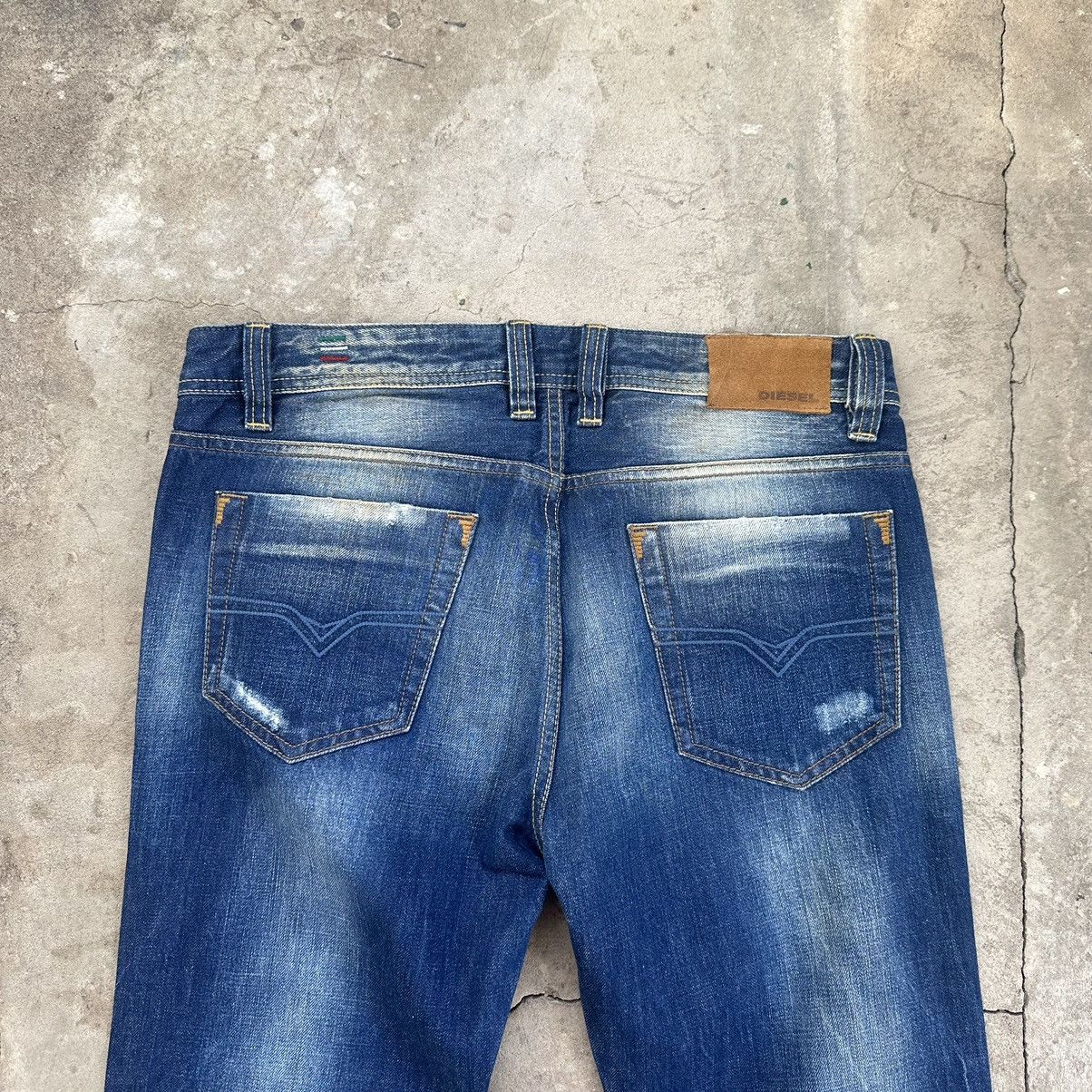 DNA × Diesel 🔥 MUDWASH 🔥VINTAGE DIESEL x DNA JEANS RIPPED DENIM PANTS W33 Size US 33 - 12 Thumbnail