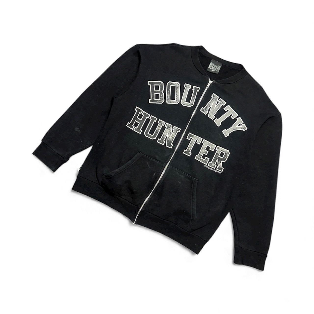 Bounty Hunter Streetwear Bounty Hunter Black zip-up Sweatshirt Size US XL / EU 56 / 4 - 4 Thumbnail