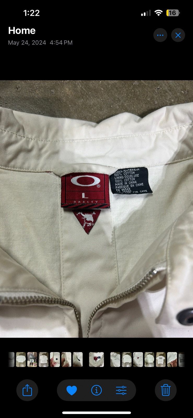 Oakley Insanely rare oakley collard zip Size US L / EU 52-54 / 3 - 7 Thumbnail