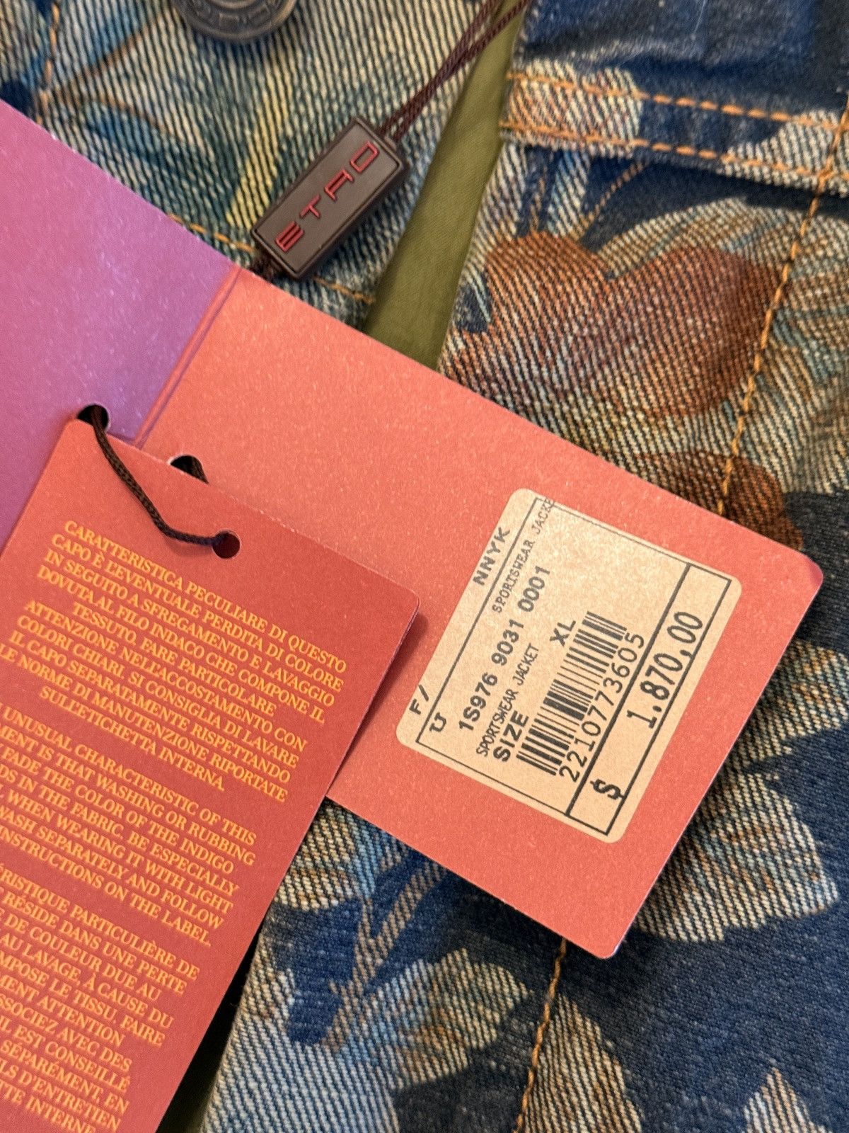 Etro Ultra-Rare ETRO Milano Jacket- New Size US XL / EU 56 / 4 - 7 Thumbnail