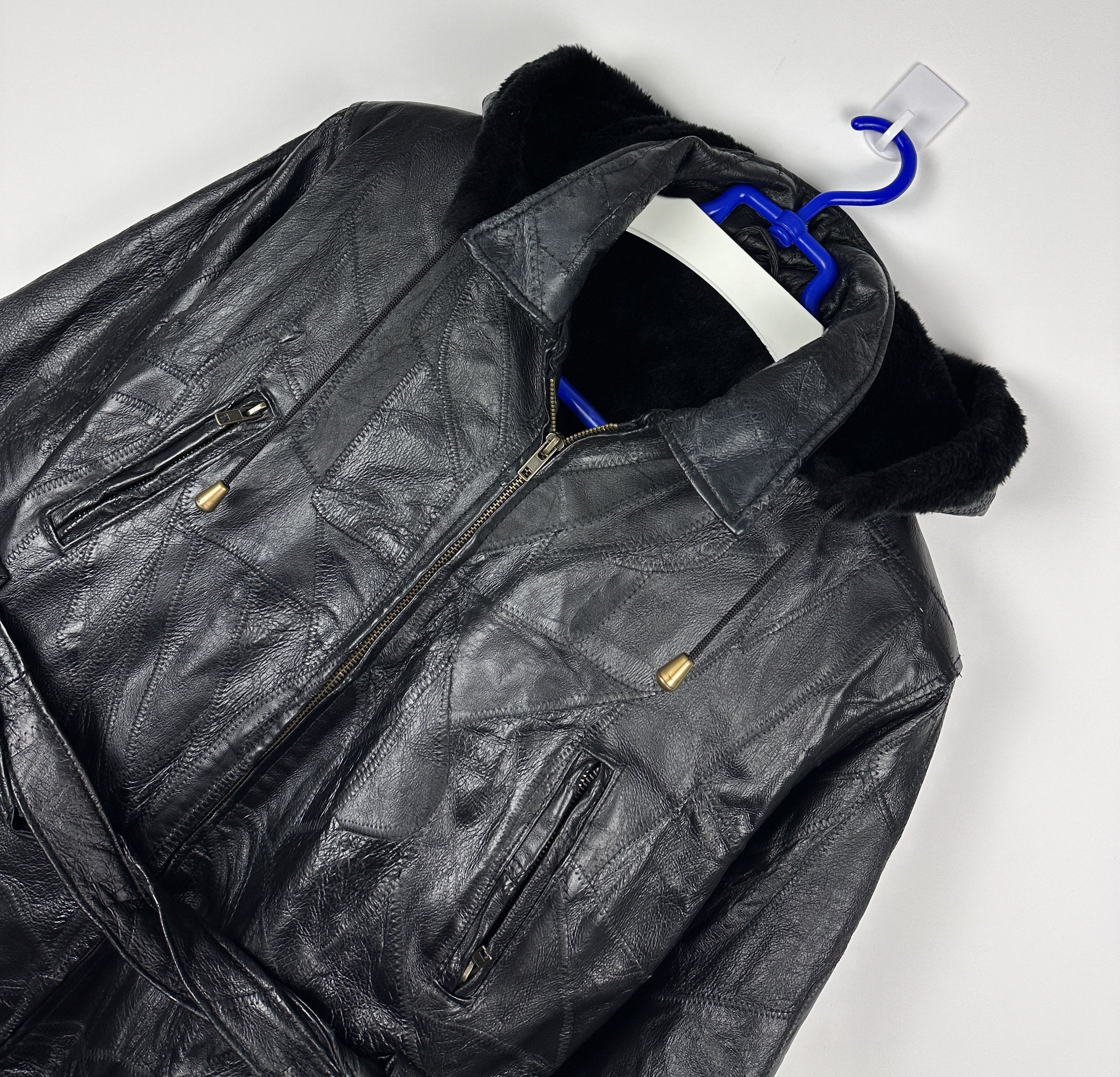 Vintage Vintage Avant Garde women leather jacket opium cyber y2k Size L / US 10 / IT 46 - 4 Thumbnail