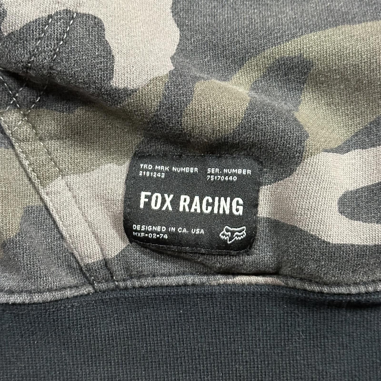 Fox Racing Vintage Fox Racing Mens Hoodie M Camouflage Graphic Size US M / EU 48-50 / 2 - 5 Thumbnail