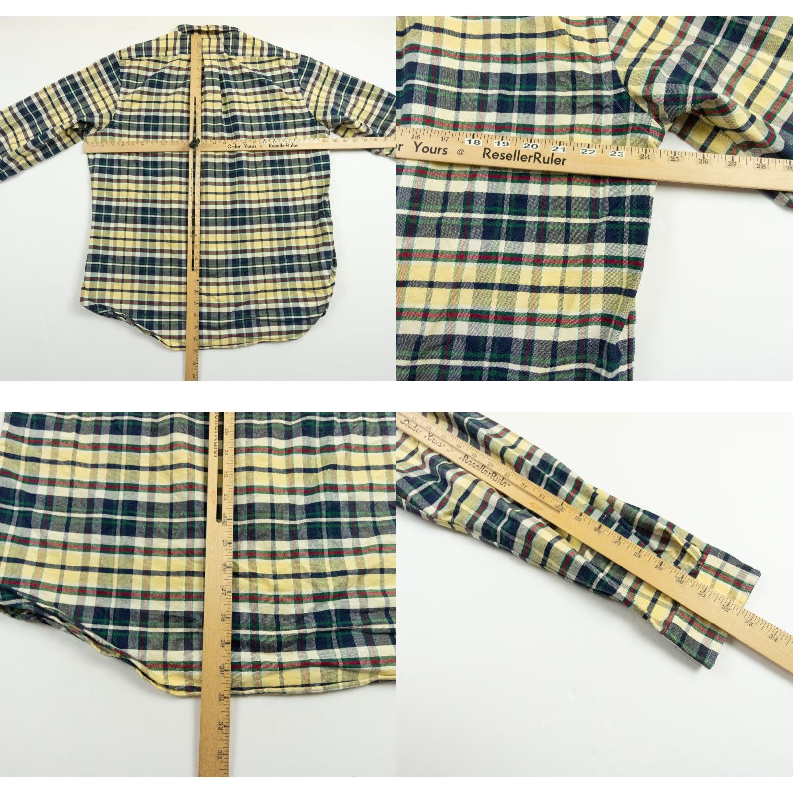 Ralph Lauren Ralph Lauren Shirt Mens XL Yellow Button-Up Oxford Check Preppy Casual Classic Size US XL / EU 56 / 4 - 8 Thumbnail