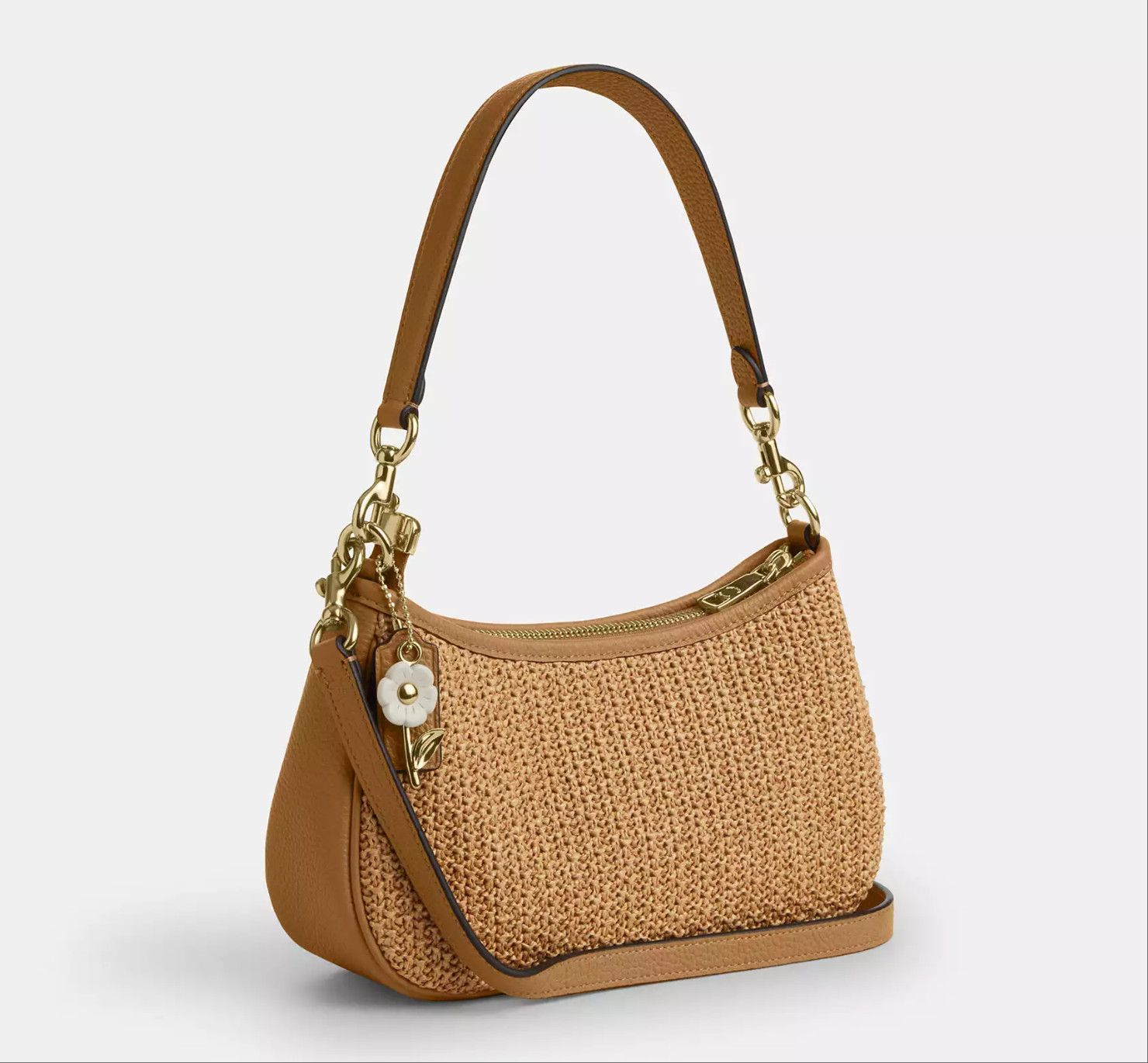 Coach NWT Coach Teri Shoulder Bag With Charm CEC43 Size ONE SIZE - 13 Thumbnail