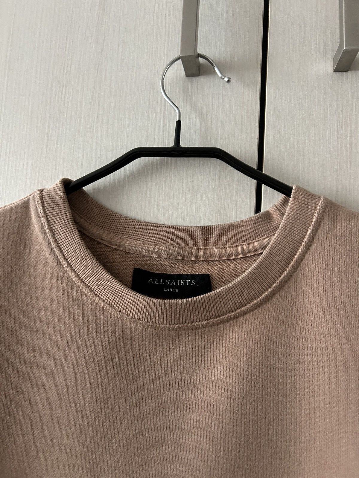 Allsaints Allsaints luxury mens peach sweatshirt size L Size US L / EU 52-54 / 3 - 3 Thumbnail