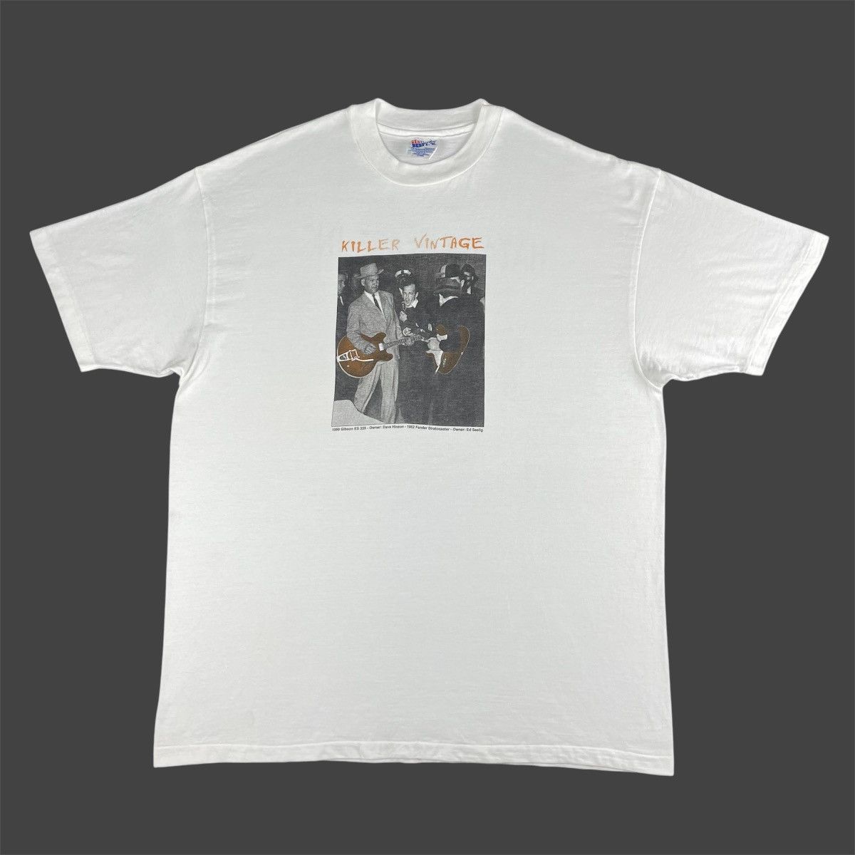 Hanes × Vintage Vintage Killer Vintage Specialty Guitars T-Shirt 90s Size US XL / EU 56 / 4 - 1 Thumbnail