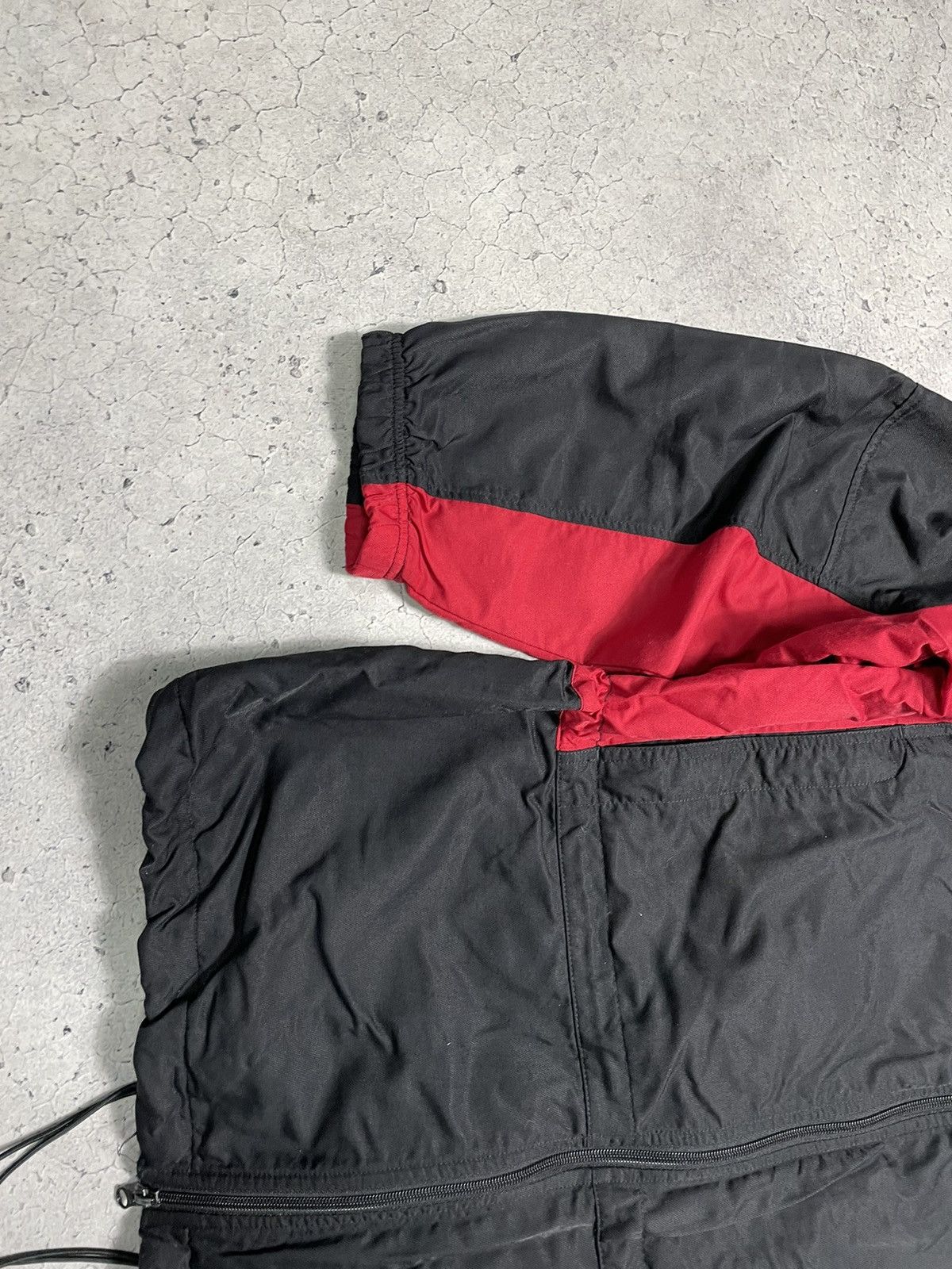 Nike × Vintage Vintage 90s Nike Jacket Big Swoosh Drill Y2K Rare Size US L / EU 52-54 / 3 - 3 Thumbnail