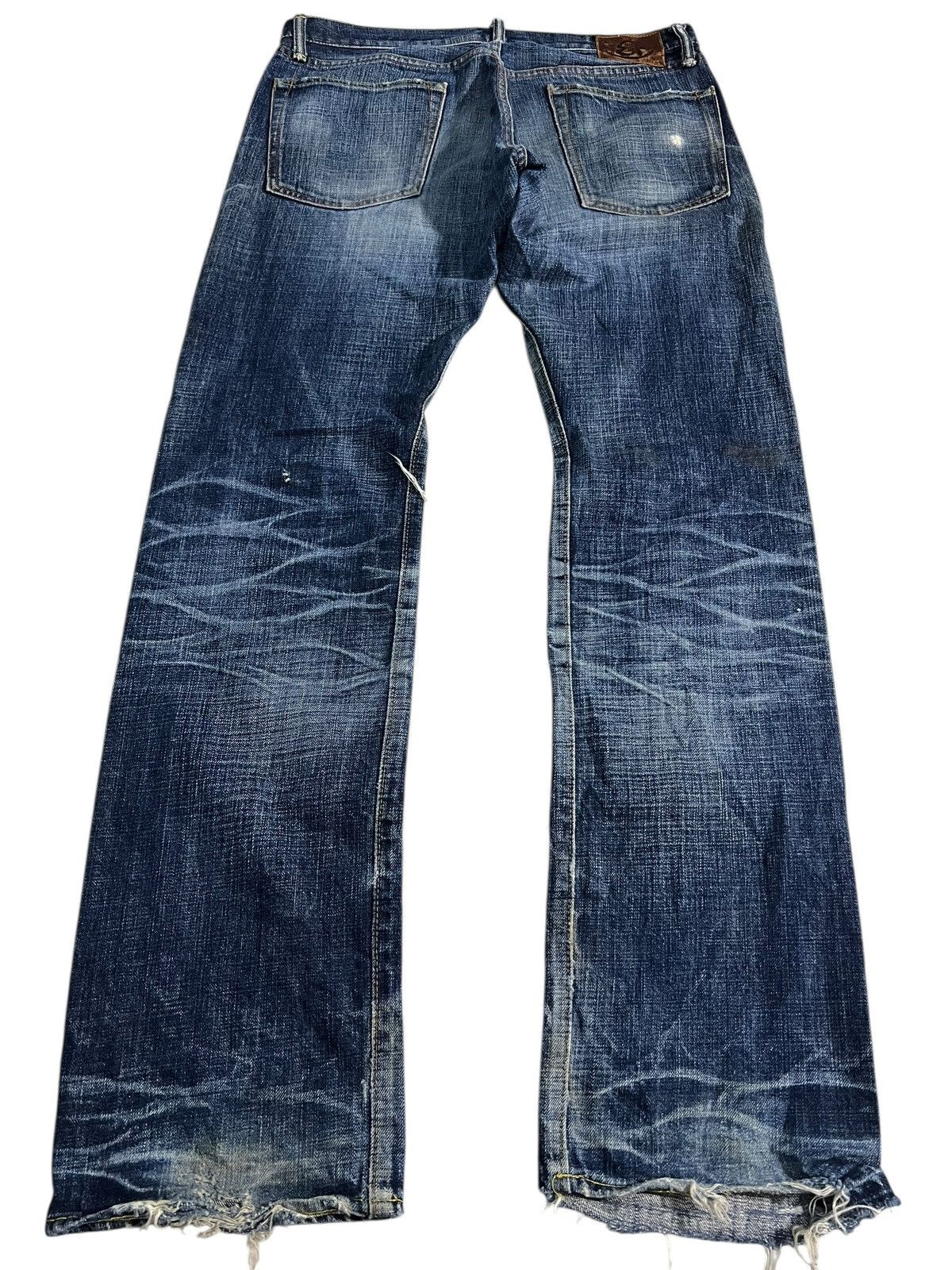 Japanese Brand Vintage Eternal Patchwork Distress Claw Jean Japan Size US 34 / EU 50 - 2 Thumbnail