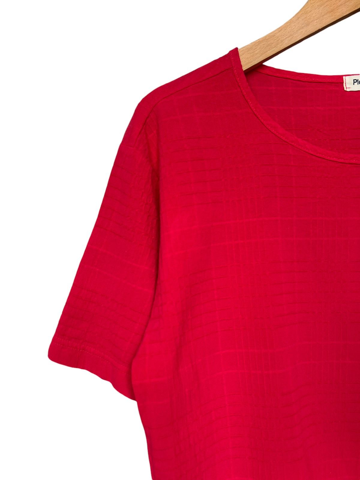 Issey Miyake 1990 Issey Miyake Pattern Boxy Cut Crop Tops Size M / US 6-8 / IT 42-44 - 4 Thumbnail