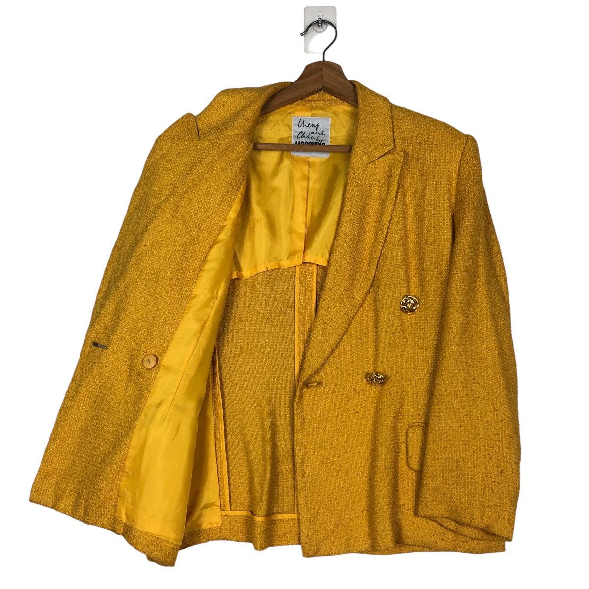 Japanese Brand 🔥Cropped Jacket Double Breast Moschino Size M / US 6-8 / IT 42-44 - 11 Thumbnail