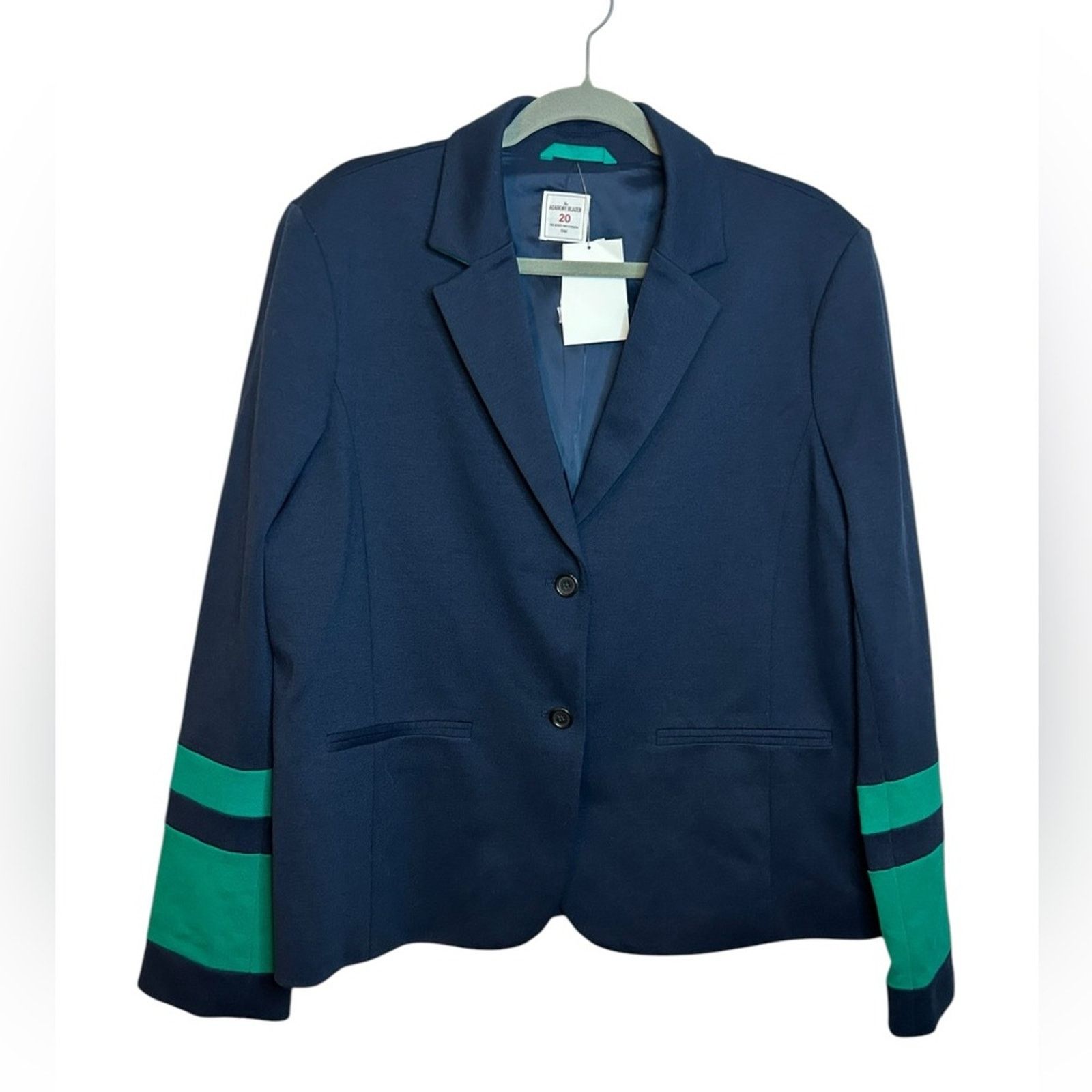 Gap Nwt Gap Navy Blue Colorblock Academy Blazer Size 3XL / US 20-22 - 1 Thumbnail
