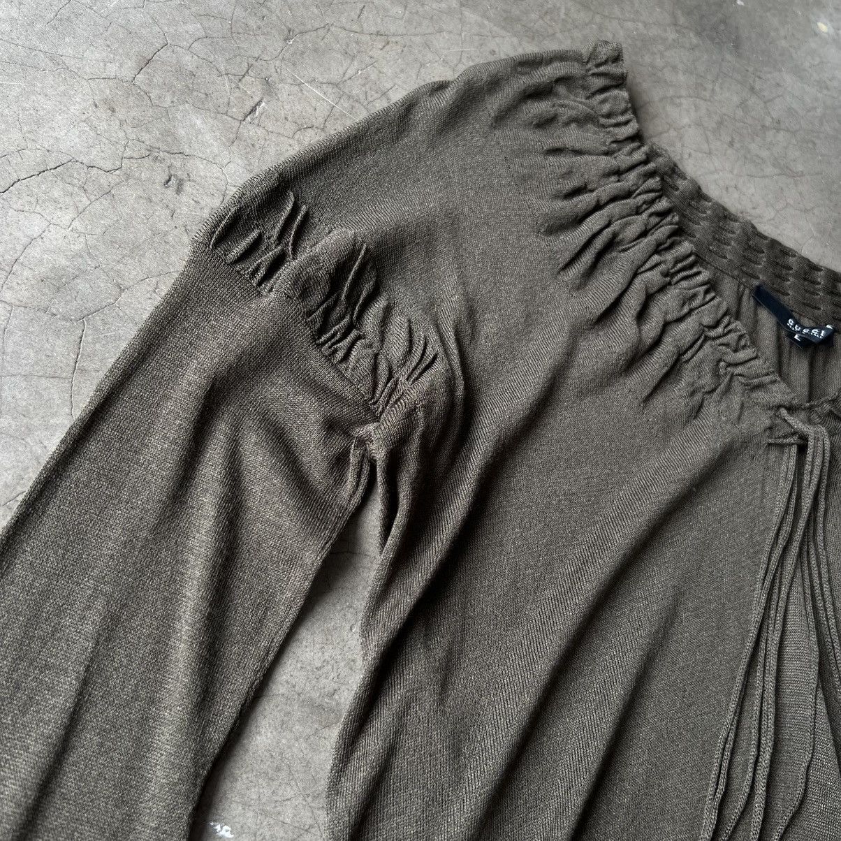 Gucci 90’s Gucci - Tom Ford - Silk Sheer Long Sleeve Size L / US 10 / IT 46 - 4 Thumbnail