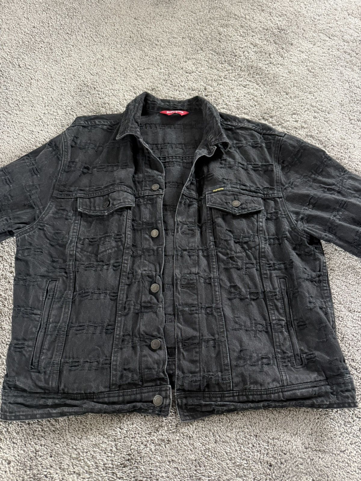 Vuja De Grey Uneven Dye Type III Denim Jacket size 1 | Grailed