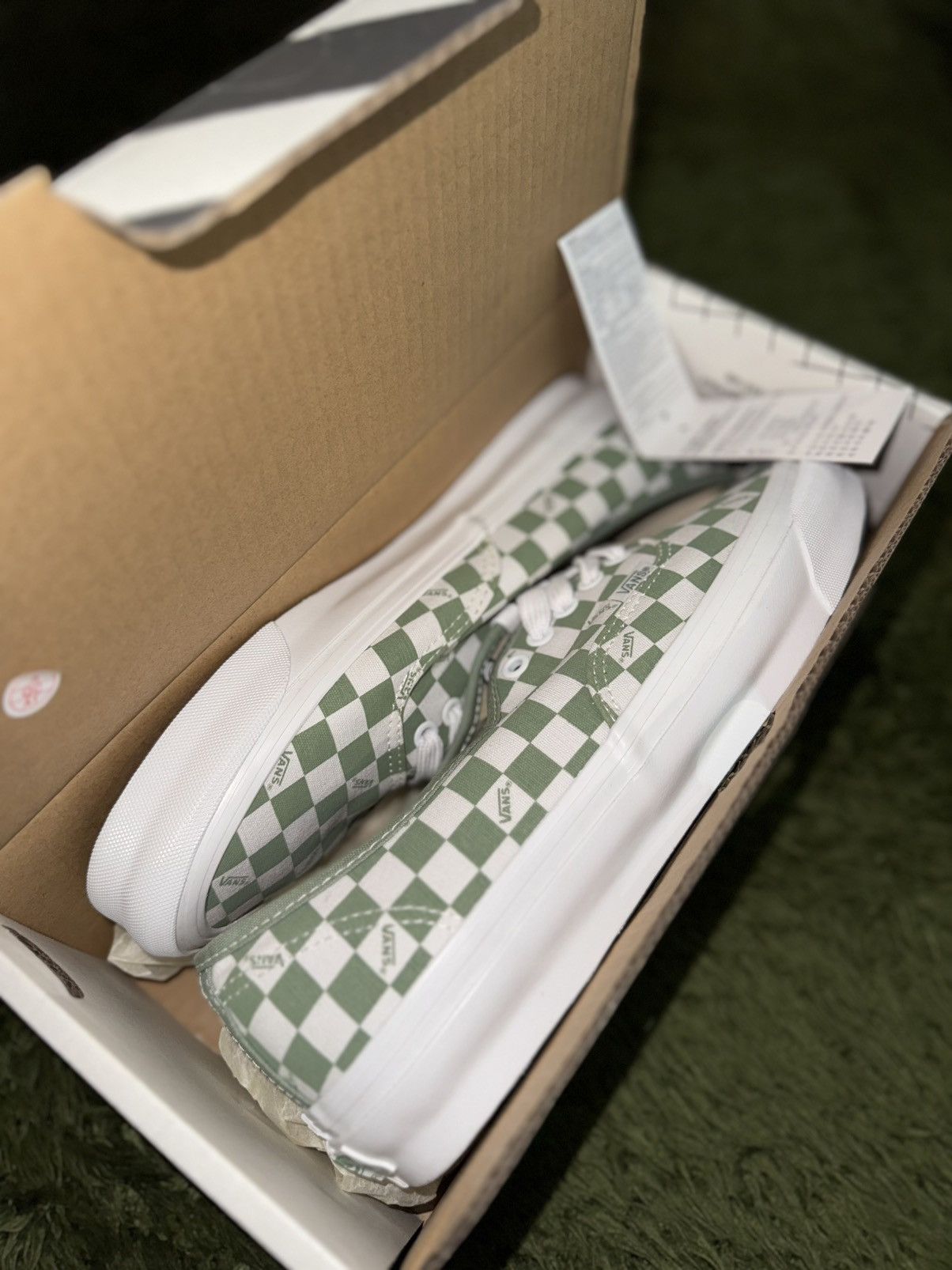 Vans [US 10.5] Vans Vault Authentic Checkerboard Loden Frost Size US 11 / EU 44 - 8 Thumbnail