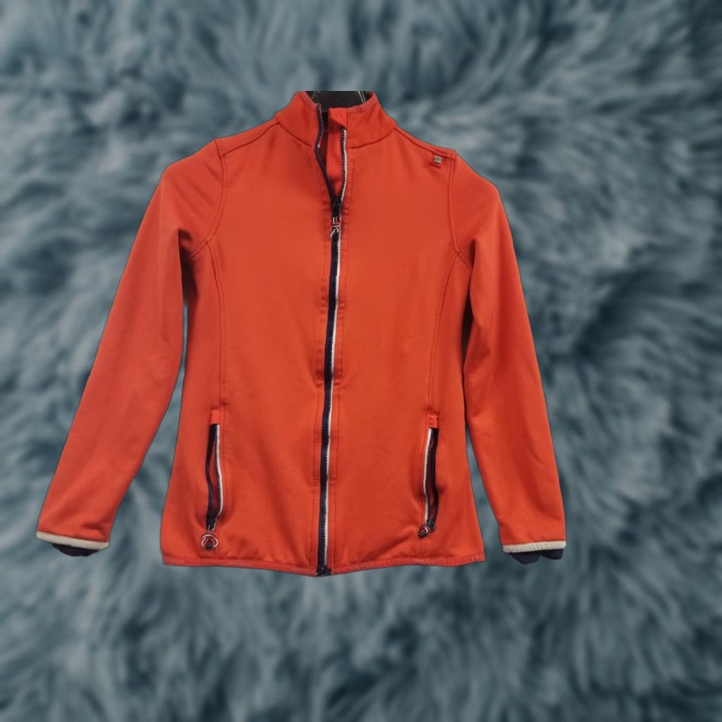 BMW BMW Golfsport Genuine Sweatshirt Women's Full Zip Jacket Size Small Orange Size S / US 4 / IT 40 - 1 Thumbnail