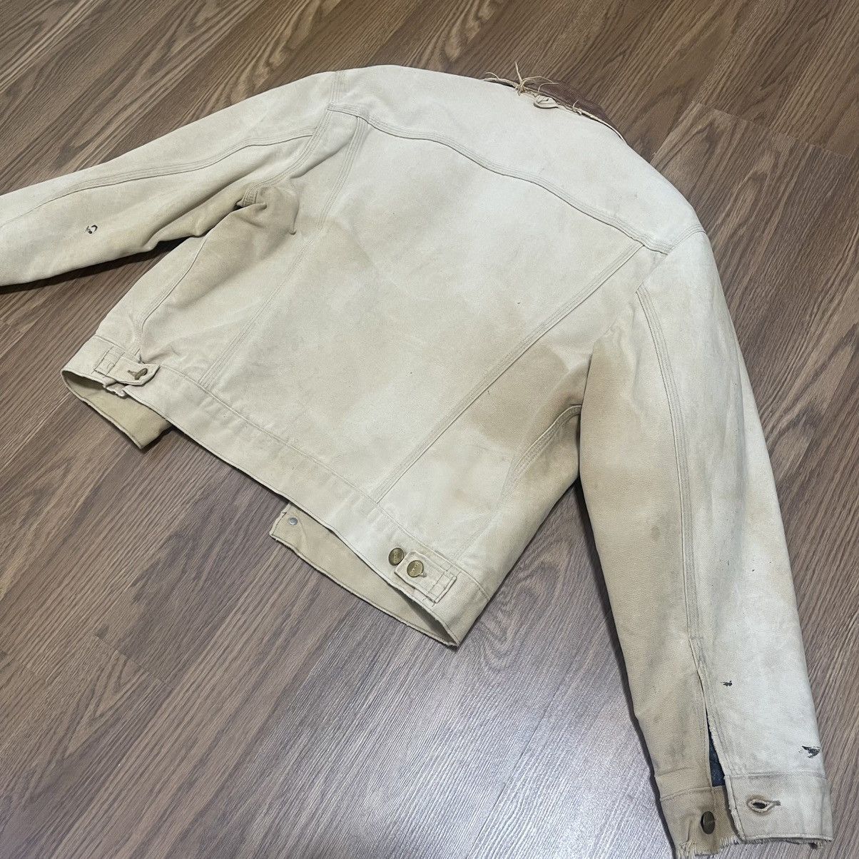 Carhartt × Vintage Vintage Carhartt Lined Trucker Jacket Size US M / EU 48-50 / 2 - 3 Thumbnail