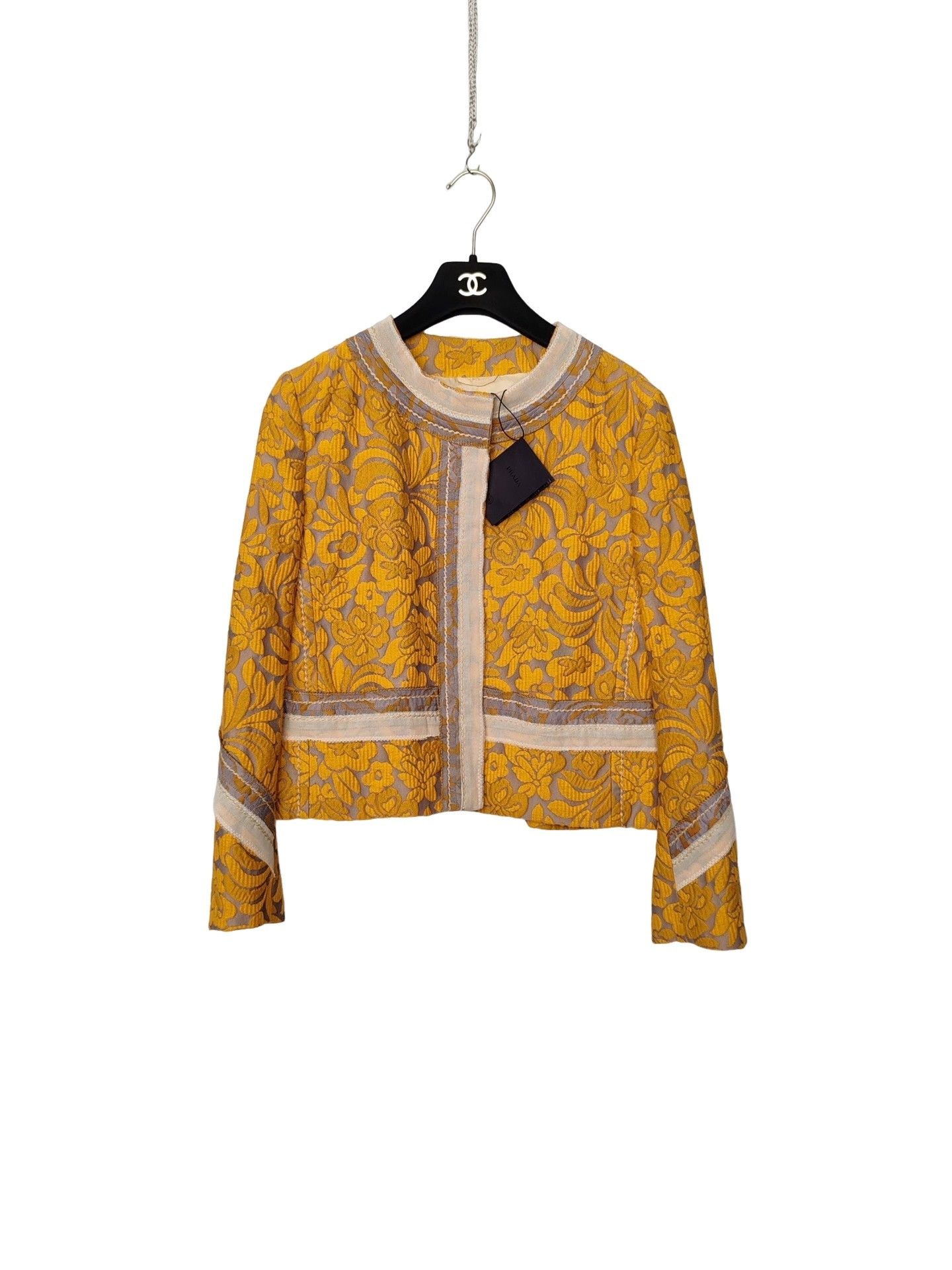 Prada Prada Floral Embroidered Jacket Size 44 Size M / US 6-8 / IT 42-44 - 1 Thumbnail