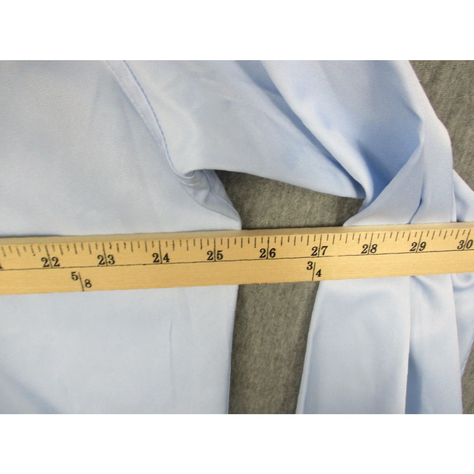 Vintage Flex Shirt XL Blue Button Down Long Sleeve Dress Mens Luxury Collection Italy Size 46R - 4 Thumbnail