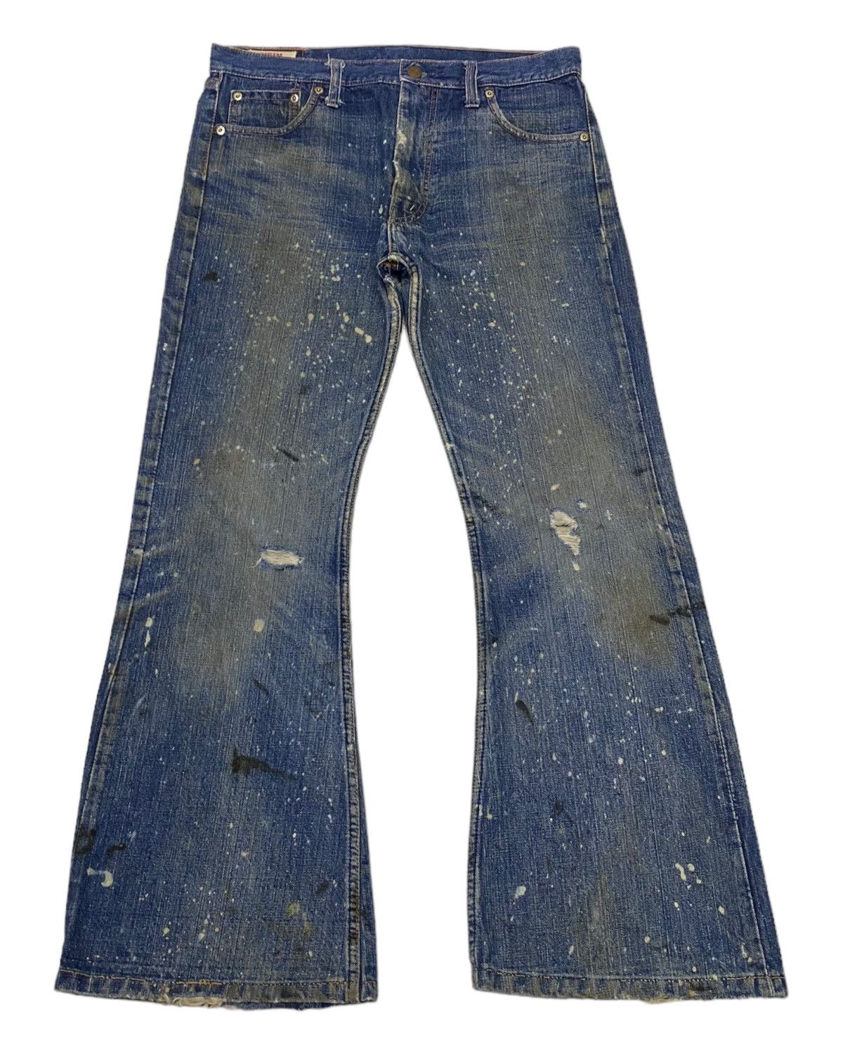 Undercover DISTRESSED DENIM EDWIN PAINTER FLARE UNDERCOVER STYLE DESIGN Size US 33 - 5 Thumbnail