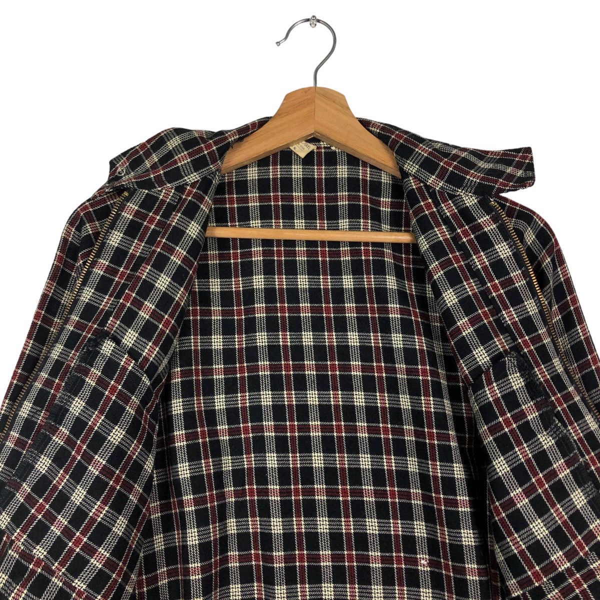 Japanese Brand 🔥Vintage Tartan Design Bomber Jacket Johni Dan Issey Miyake Size US M / EU 48-50 / 2 - 11 Thumbnail