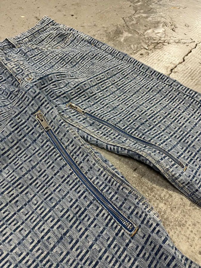 Givenchy SS2023 Givenchy Blue Logo Denim Jeans Size US 33 - 7 Thumbnail
