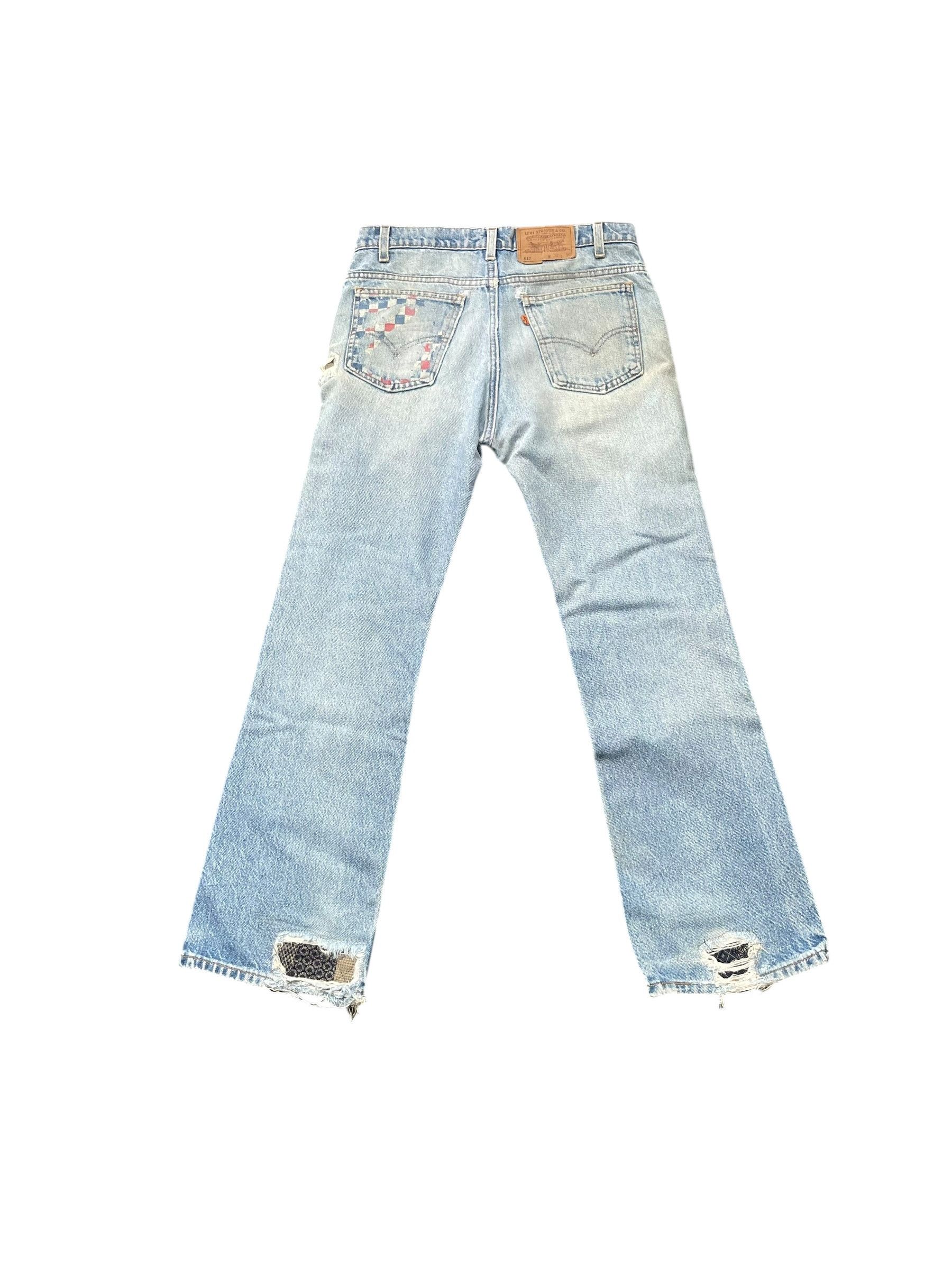 Levi's Vintage 90's Levis 517 USA Distresed Size US 32 / EU 48 - 3 Thumbnail