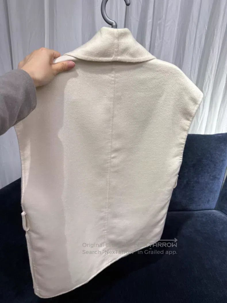 Hermes Hermes Cashmere White Vest Size XXS / US 00 / IT 34 - 3 Thumbnail