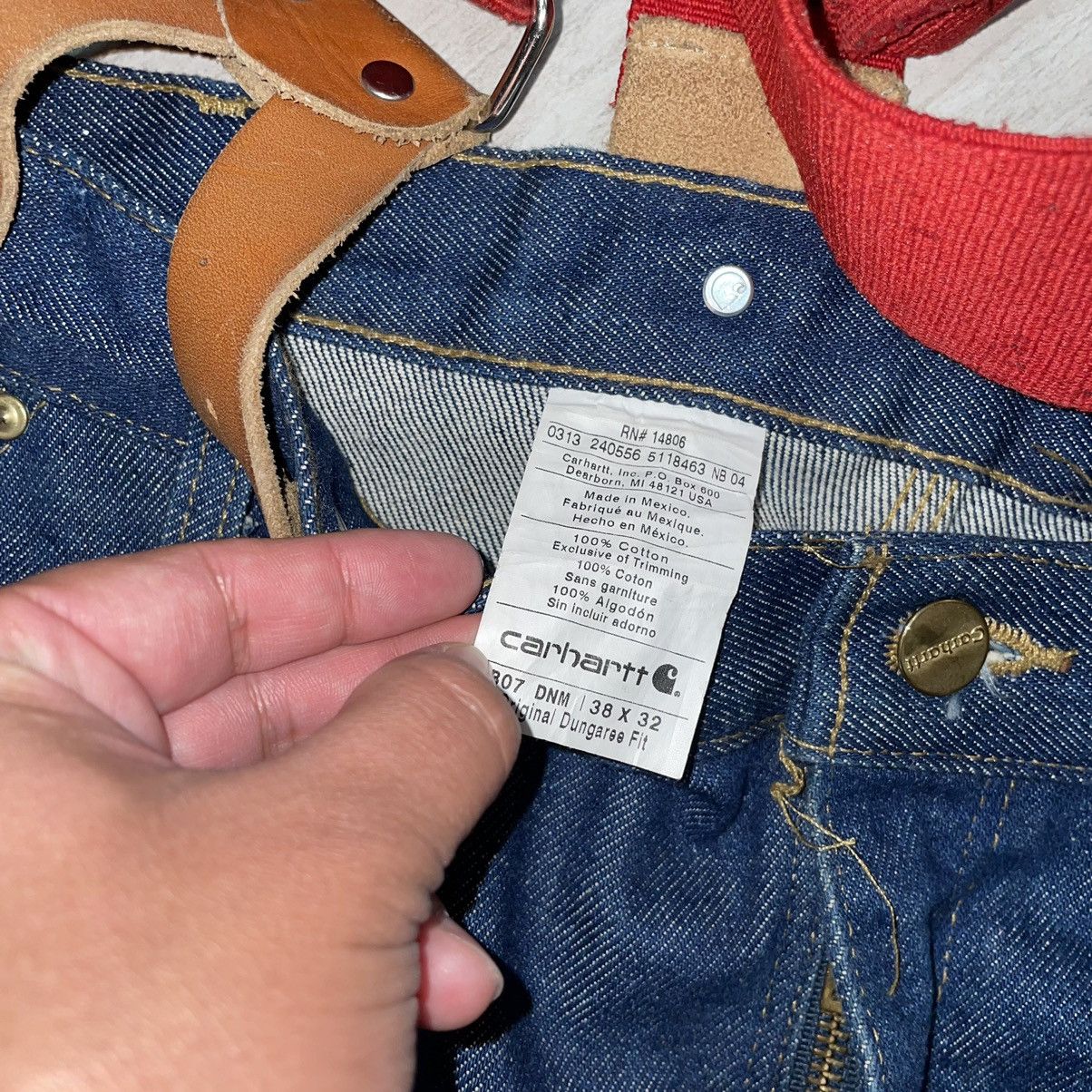 Carhartt Carhartt raw denim double knee pant with suspenders Size US 38 / EU 54 - 6 Thumbnail