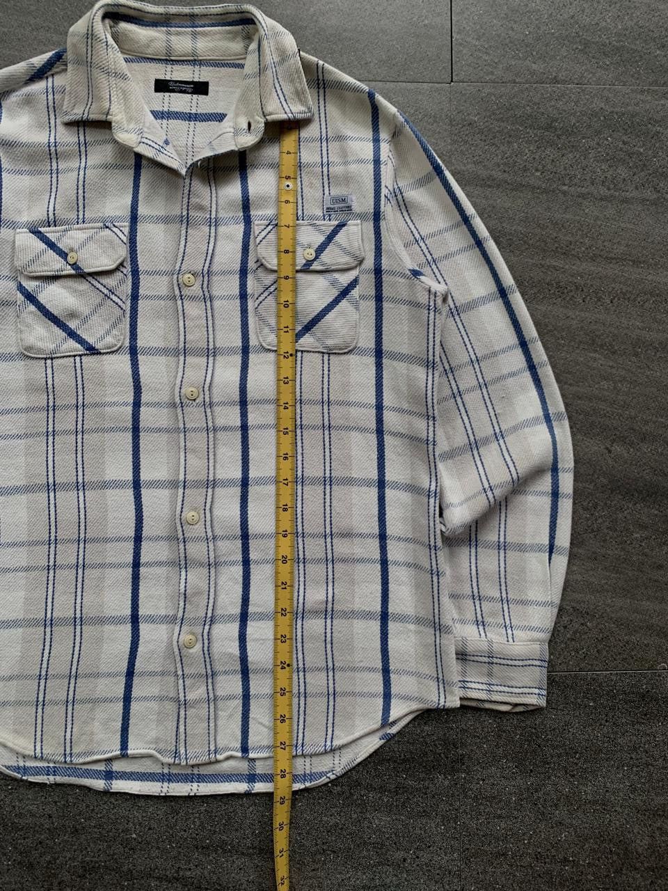 Undercover FREE TAX! Thick Cotton Plaid Zippered Shirt Size US M / EU 48-50 / 2 - 13 Thumbnail