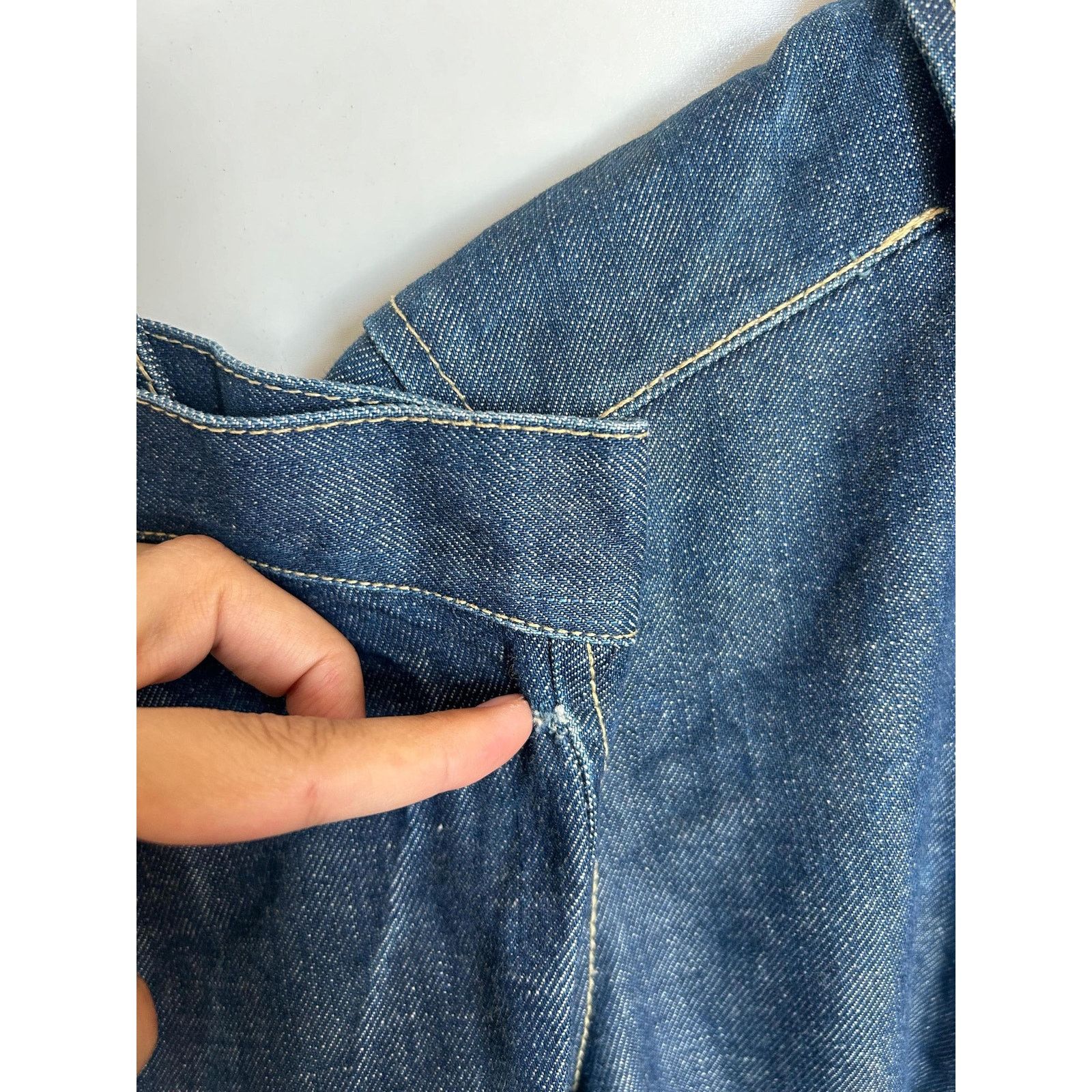 Levi's Levi's Engineered Jeans Jacket Y2K Vintage Dark Wash Medium Size US M / EU 48-50 / 2 - 10 Thumbnail