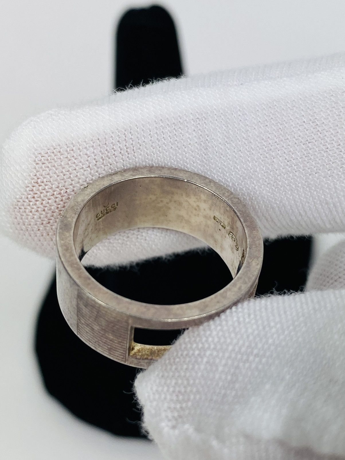 Gucci Gucci .925 Silver G Ring size IT 8 Size ONE SIZE - 5 Thumbnail