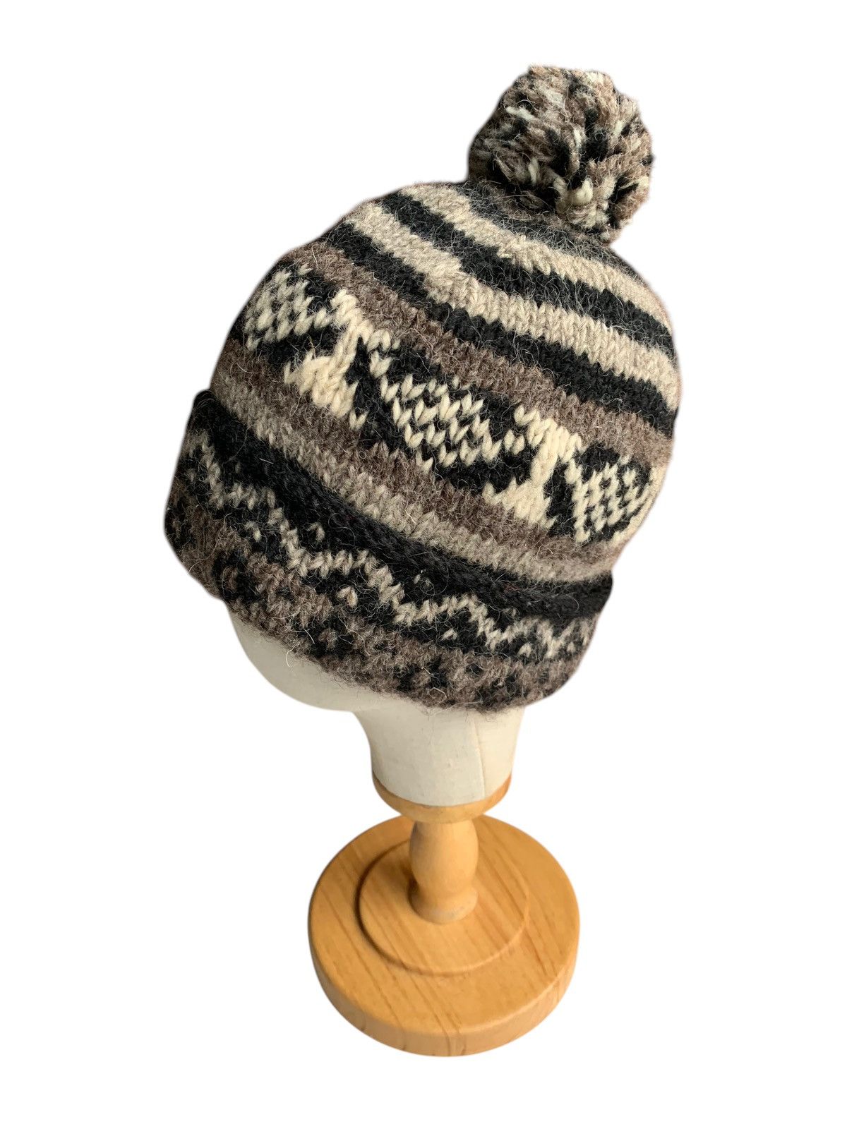 Japanese Brand × Kapital × Vintage Knitted Crochet Wool Rare Design Winter Sessions Beanie Hats Size ONE SIZE - 2 Thumbnail
