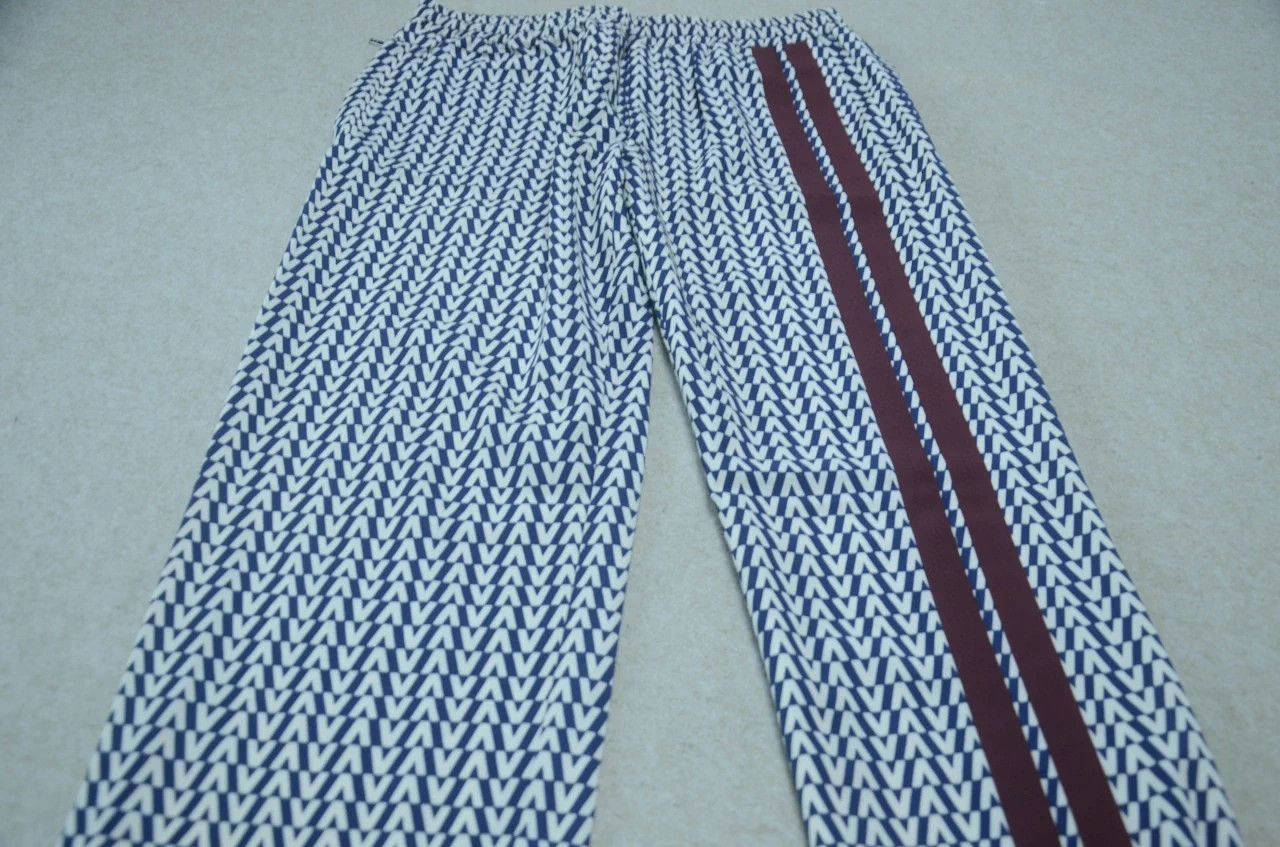 Valentino Valentino All Over V Logo Wool Track Pants Size 48S - 2 Thumbnail