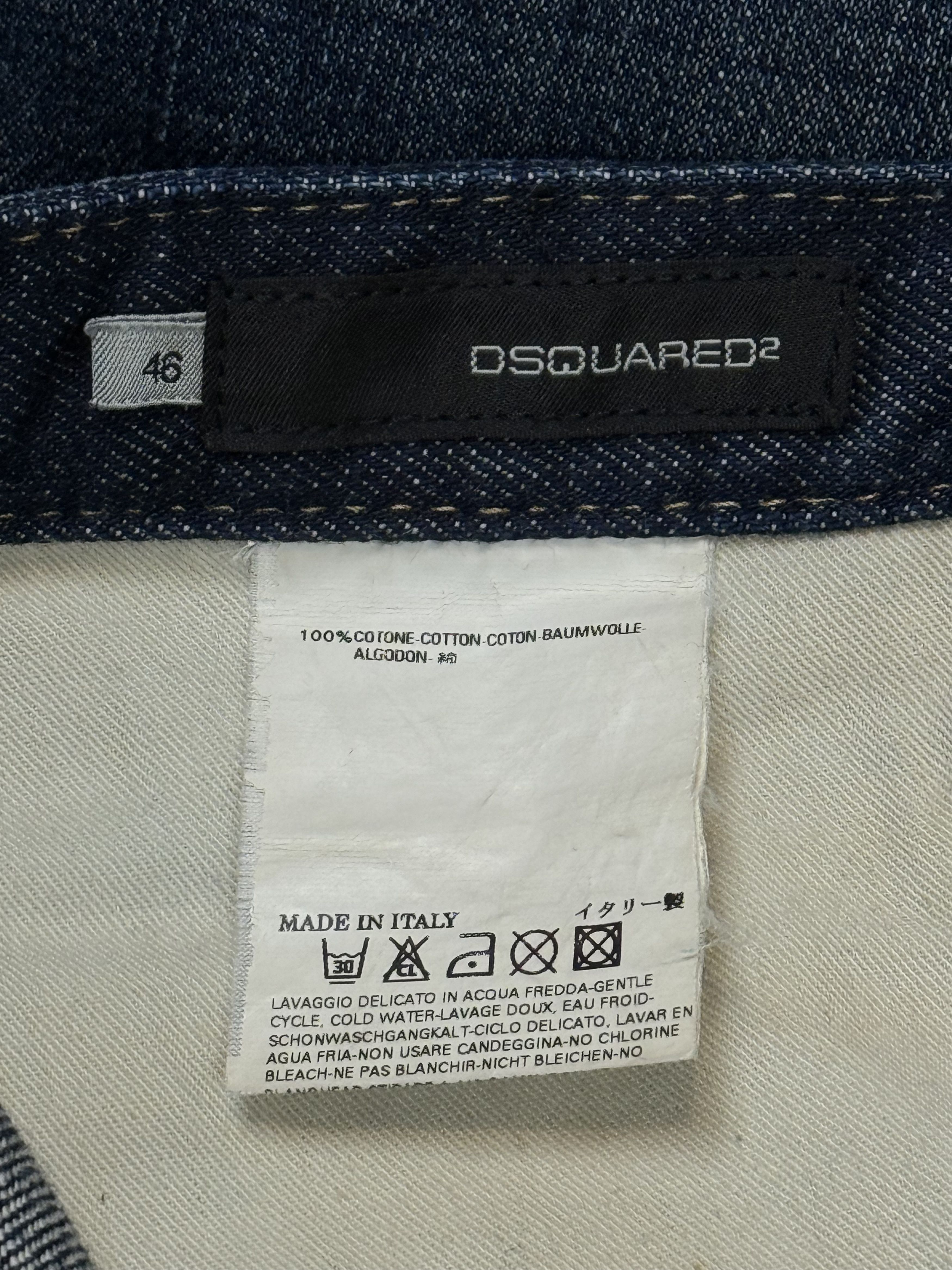 Dsquared2 Vintage Dsquared2 Logo y2k Denim Jeans Italy Blue Size US 30 / EU 46 - 8 Thumbnail