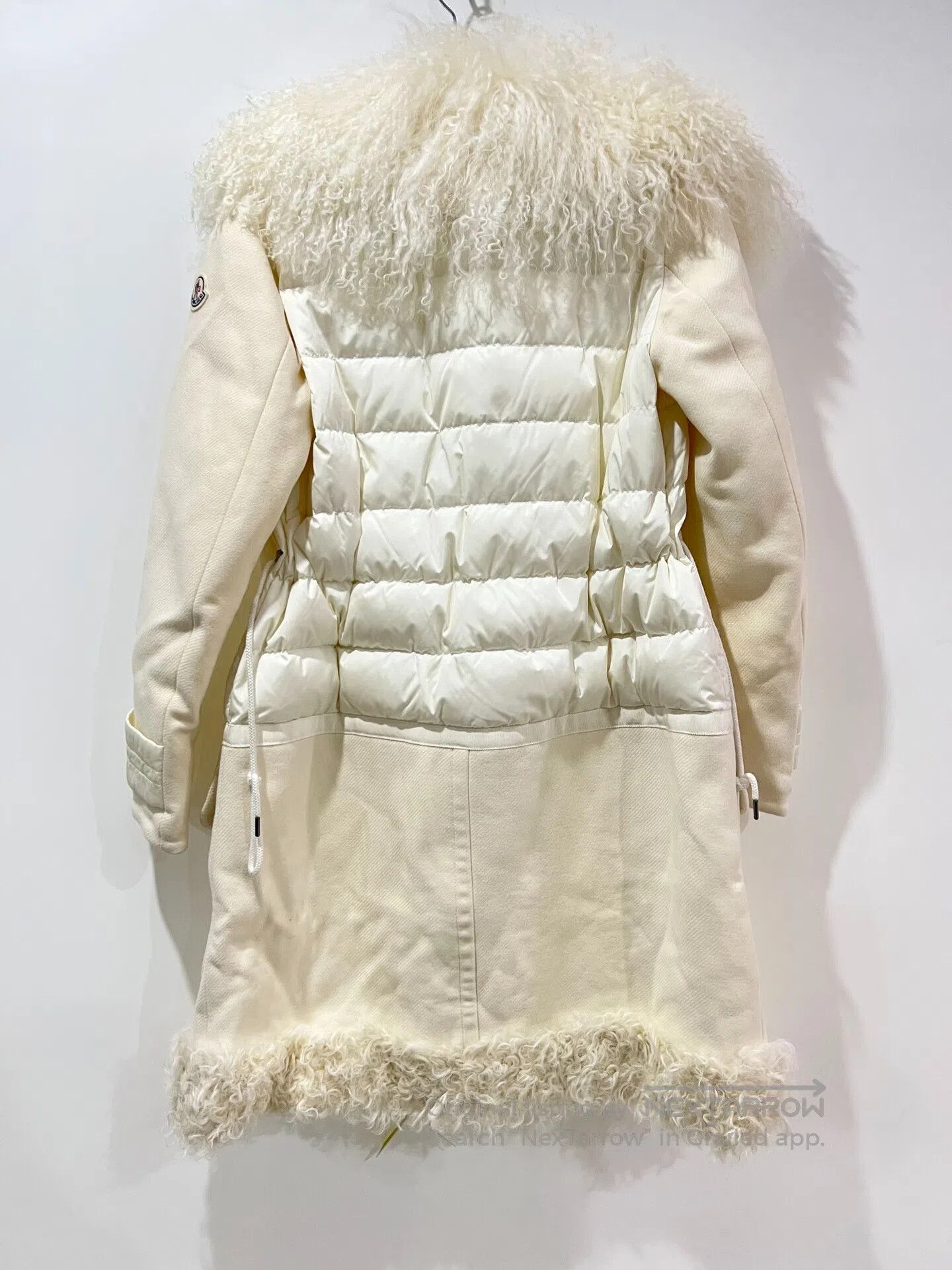 Moncler Moncler Annette lamb wool Long down jacket| Size S / US 4 / IT 40 - 4 Thumbnail