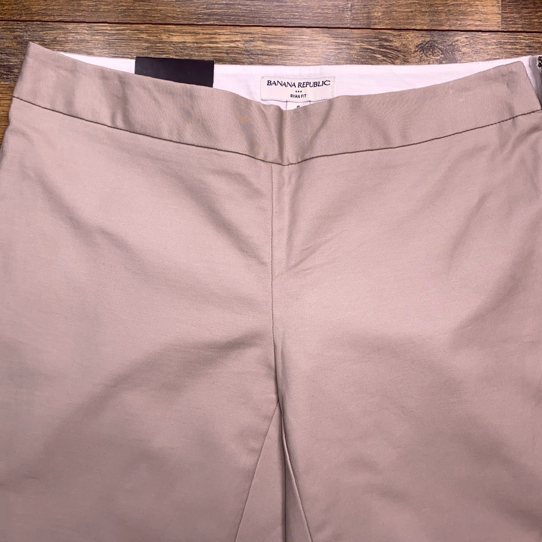 Banana Republic Banana Republic Ryan Fit Pants 8 Khaki Brown Mid Rise Stretch Regular Women Pants Modest Chino Straight Pockets Solid Casual Workwear Knockoffs? Size 30" / US 8 / IT 44 - 3 Thumbnail