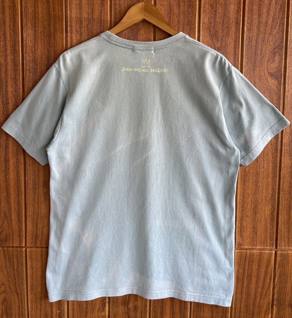 Jean-Michel Basquiat Vintage’y2k🔥JEAN MICHEL BASQUIAT🔥Milk Sun Faded Tshirt Size US L / EU 52-54 / 3 - 3 Thumbnail
