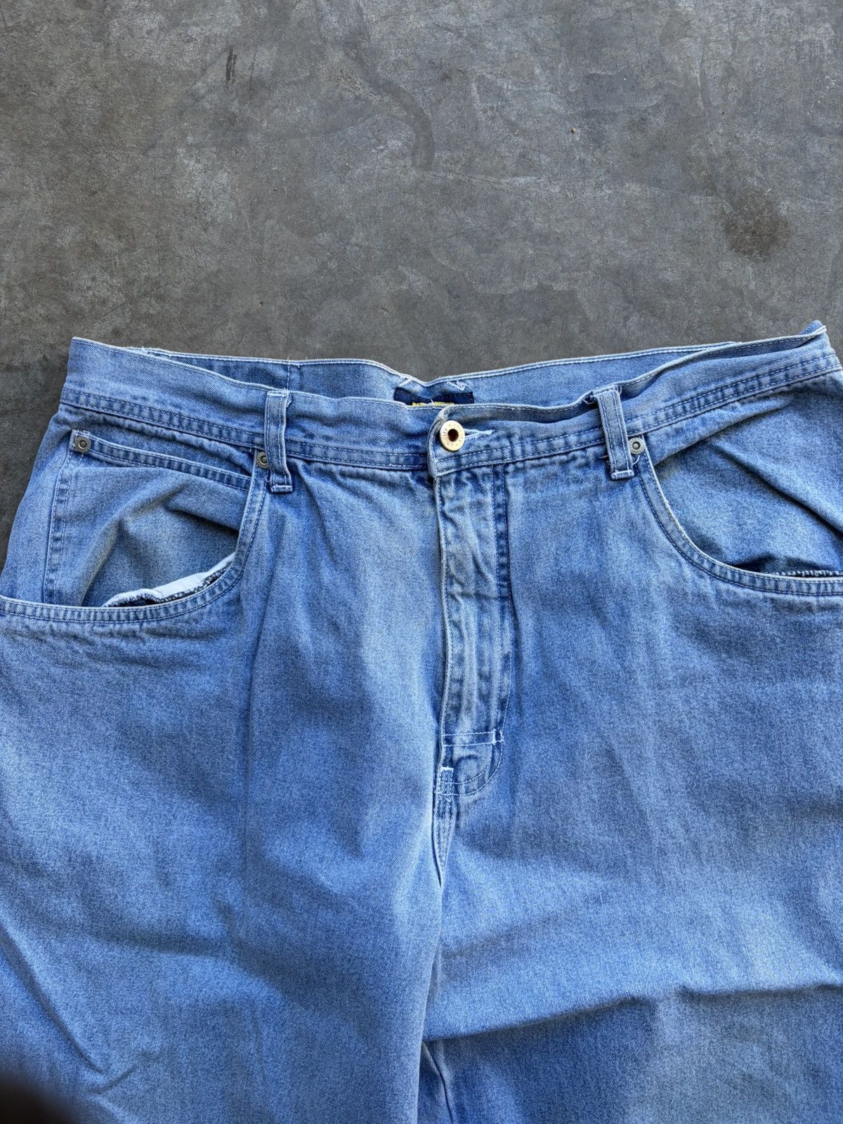 Other Utility Light Wash Vintage Baggy Skater Workwear Denim 1990s Size US 36 / EU 52 - 3 Thumbnail