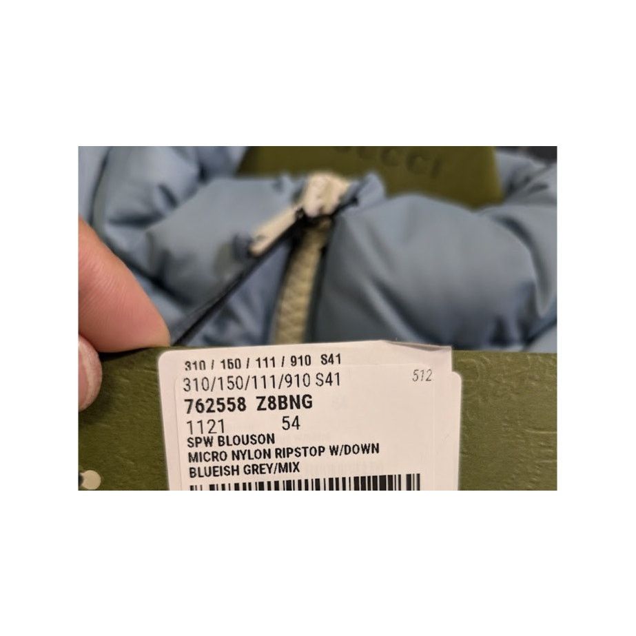 Gucci o1rshd1 Micro Nylon Ripstop Down Blouson Jacket in Blueish Size US L / EU 52-54 / 3 - 21 Thumbnail