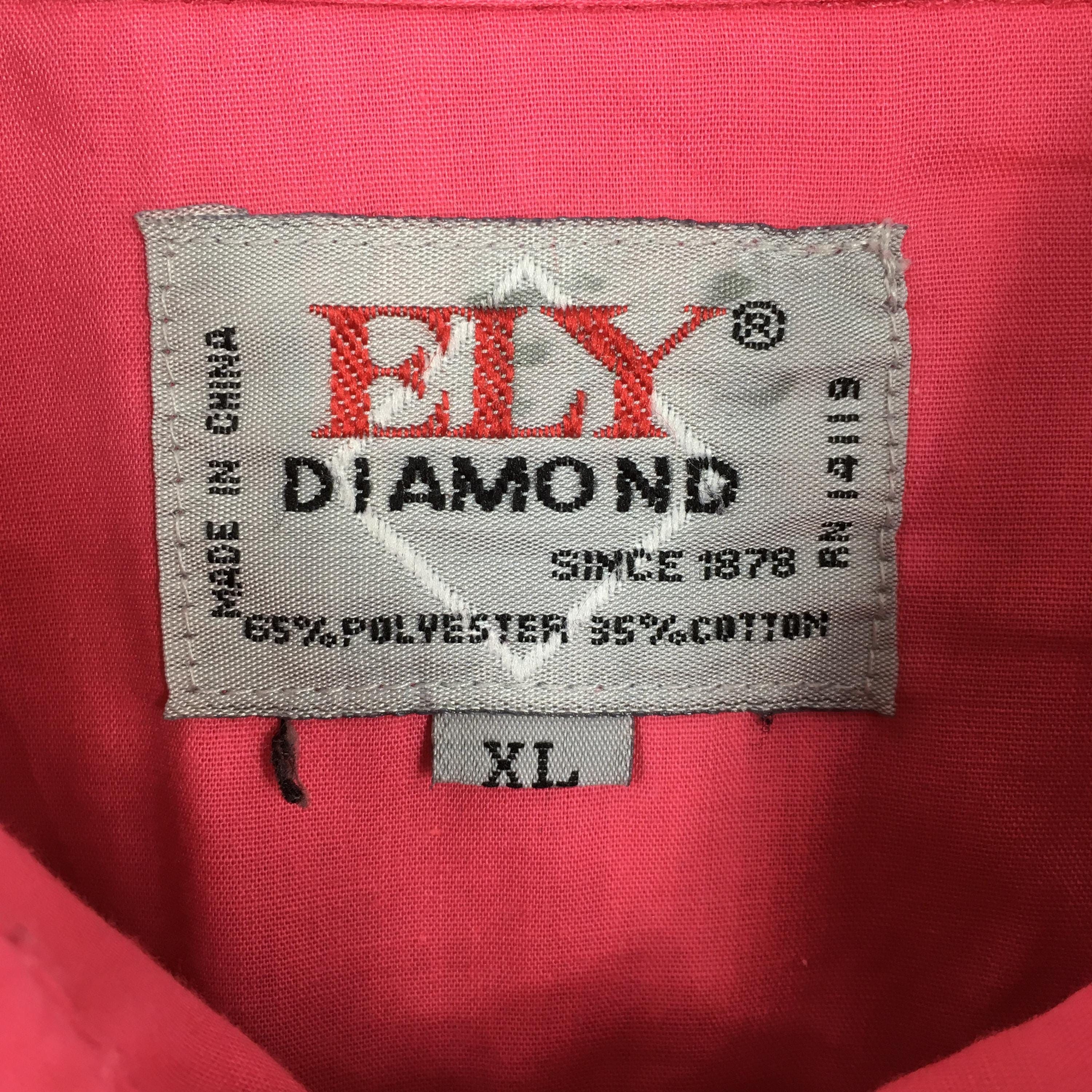 Cowboy Equipment × Vintage Vintage Ely Diamond Western Cowboy Pink Shirt XLarge Size US XL / EU 56 / 4 - 5 Thumbnail