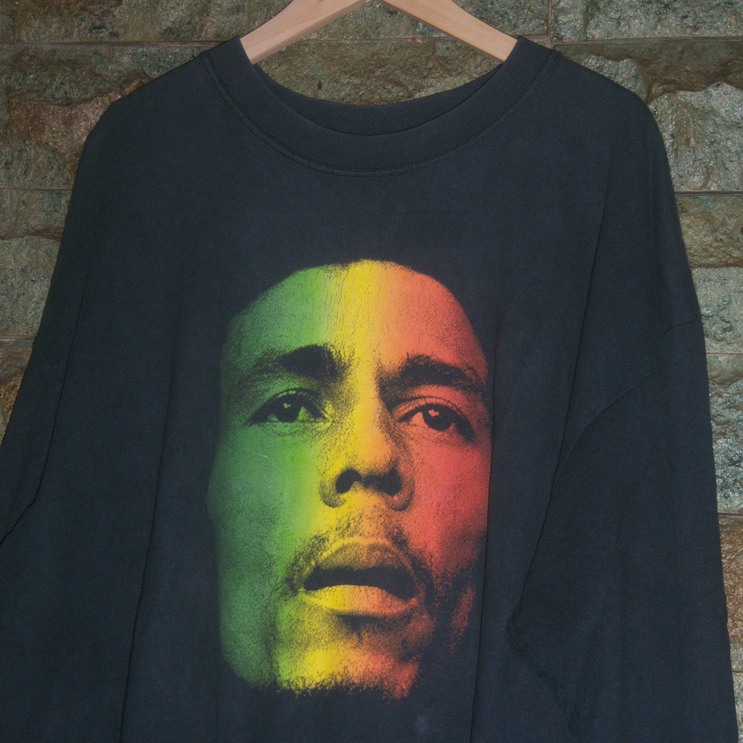 Band Tees × Bob Marley × Vintage 00s Bob Marley Redemption Song Size US XL / EU 56 / 4 - 3 Thumbnail