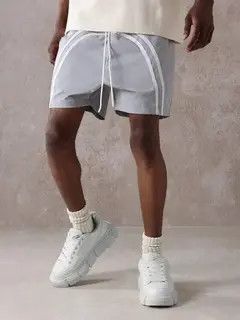 Jean Akiyama x Mieko Nylon DRIP Y2k Shorts drill Size US 34 / EU 50 - 1 Thumbnail