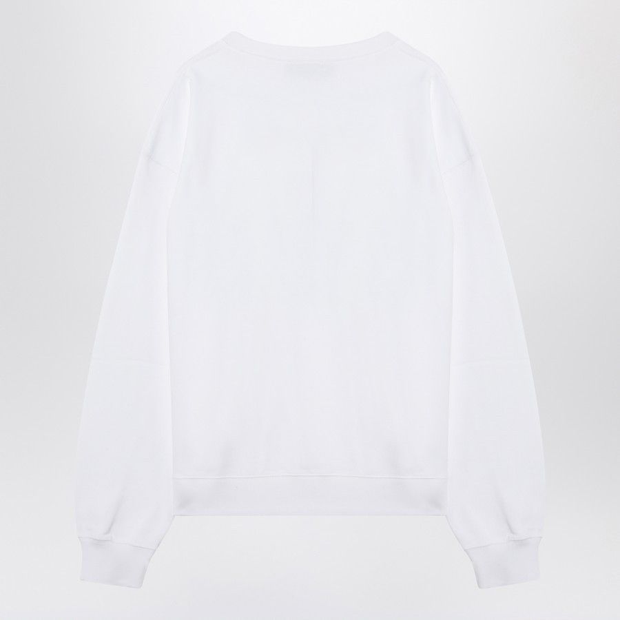 Gucci o1d2blof0325 Logo Sweatshirt in White Size US M / EU 48-50 / 2 - 2 Thumbnail