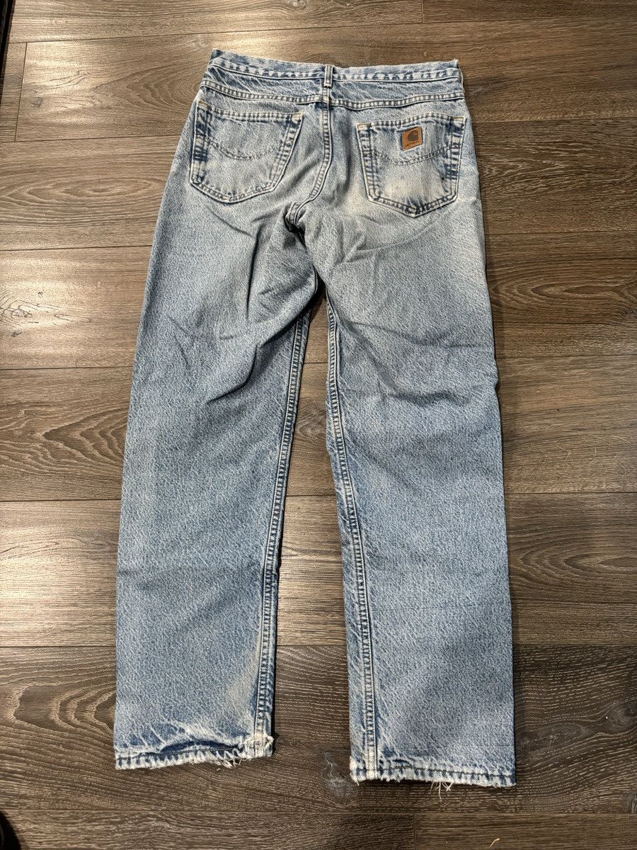Carhartt Vintage Carhartt flannel lined denim Size US 32 / EU 48 - 5 Thumbnail