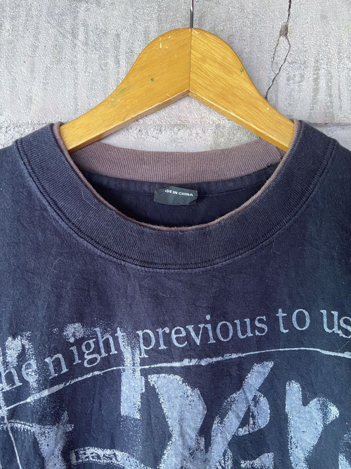 Japanese Brand PUNK STYLE THE NIGHT PREVIOUS TO USING LONG SLEEVE Size US XL / EU 56 / 4 - 6 Thumbnail