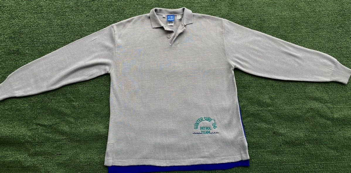 Ocean Pacific VTG 1986 OP Ocean Pacific Winter Surf Patrol Team Shirt Lrg Size US L / EU 52-54 / 3 - 2 Thumbnail