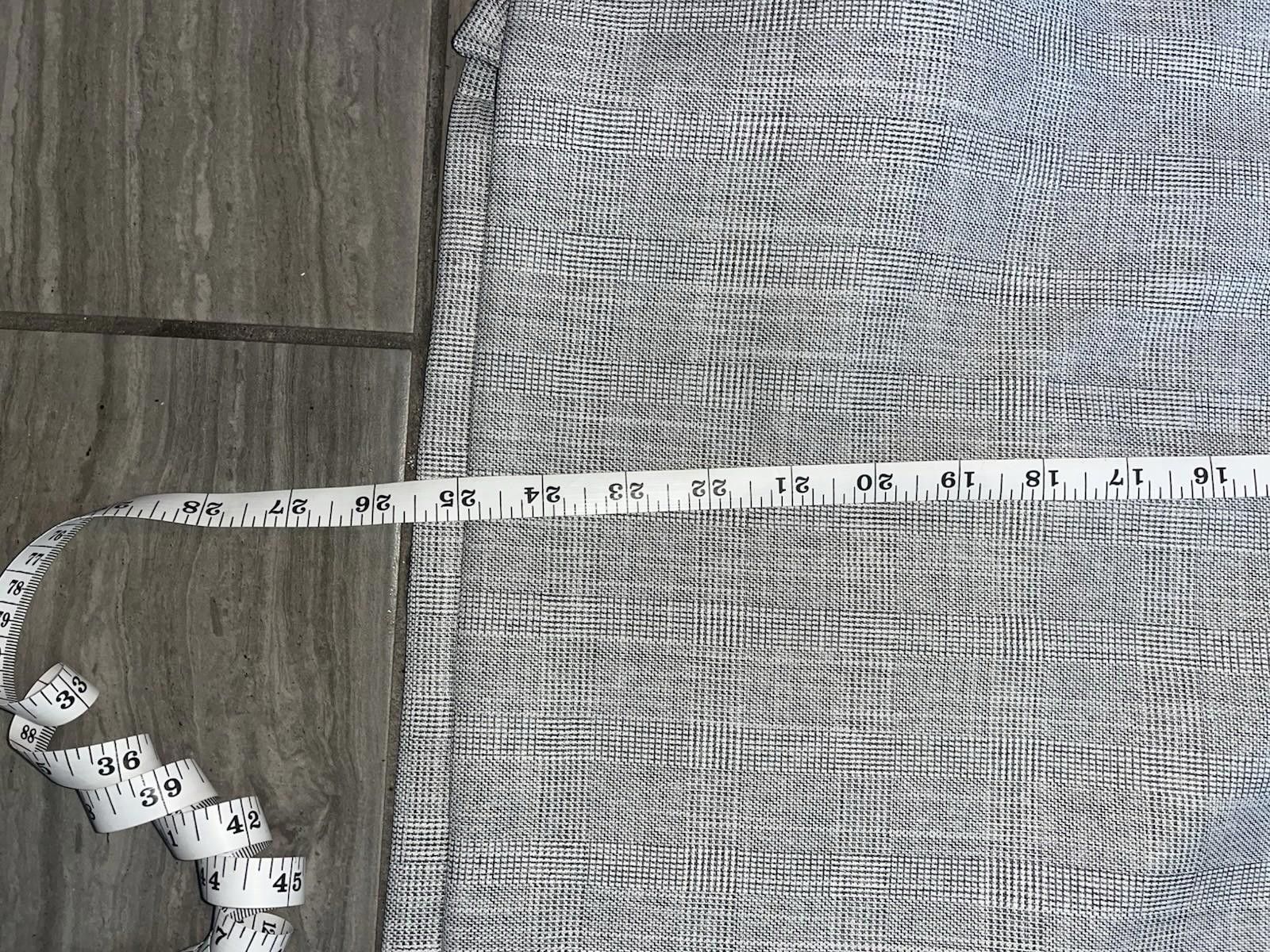 Other T.Milano Gray Plaid 3/4 Sleeve Ruffle Jacket Skirt Set 22W Size 3XL / US 20-22 - 7 Thumbnail